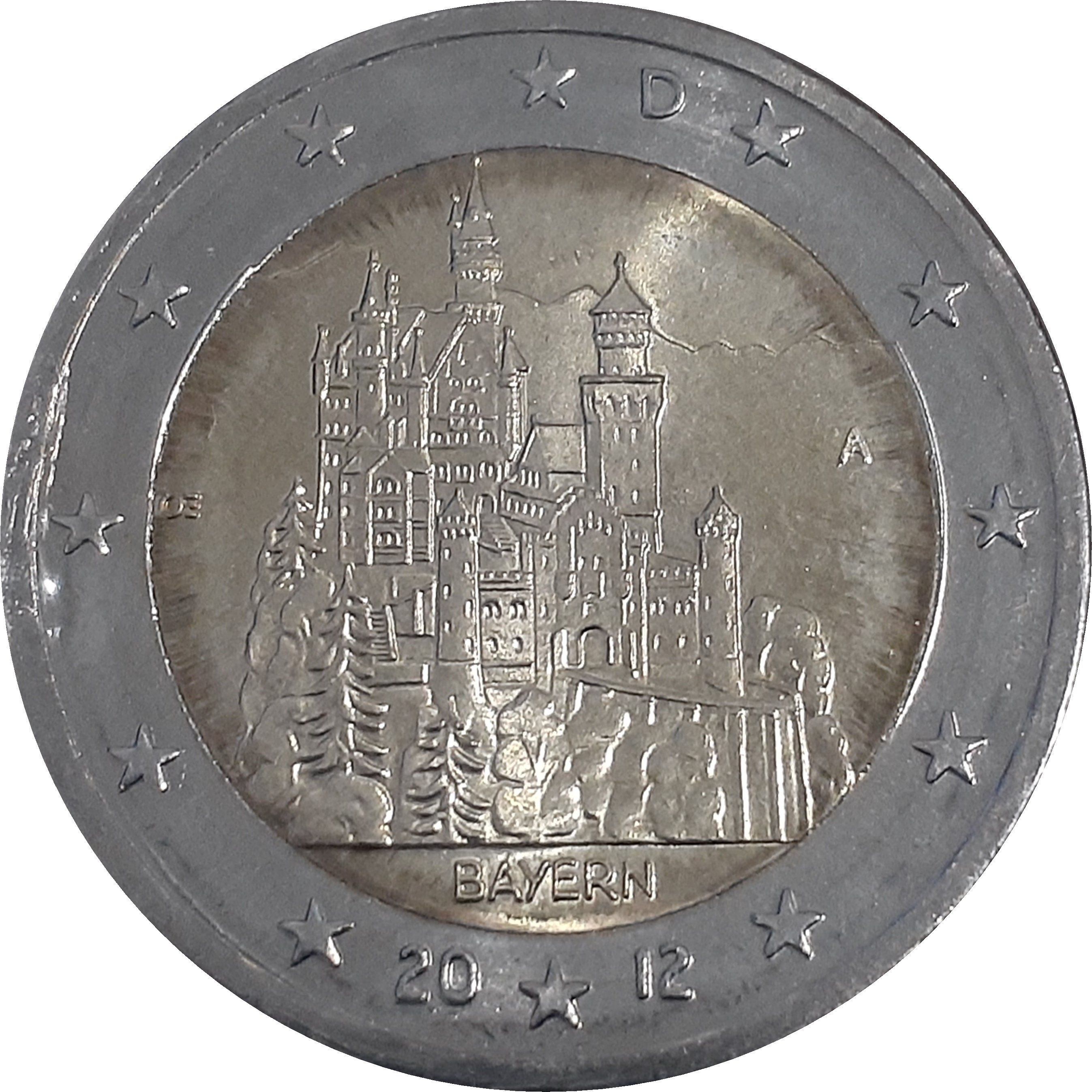 Germany (A) 2 euro 2012 — State of Bavaria