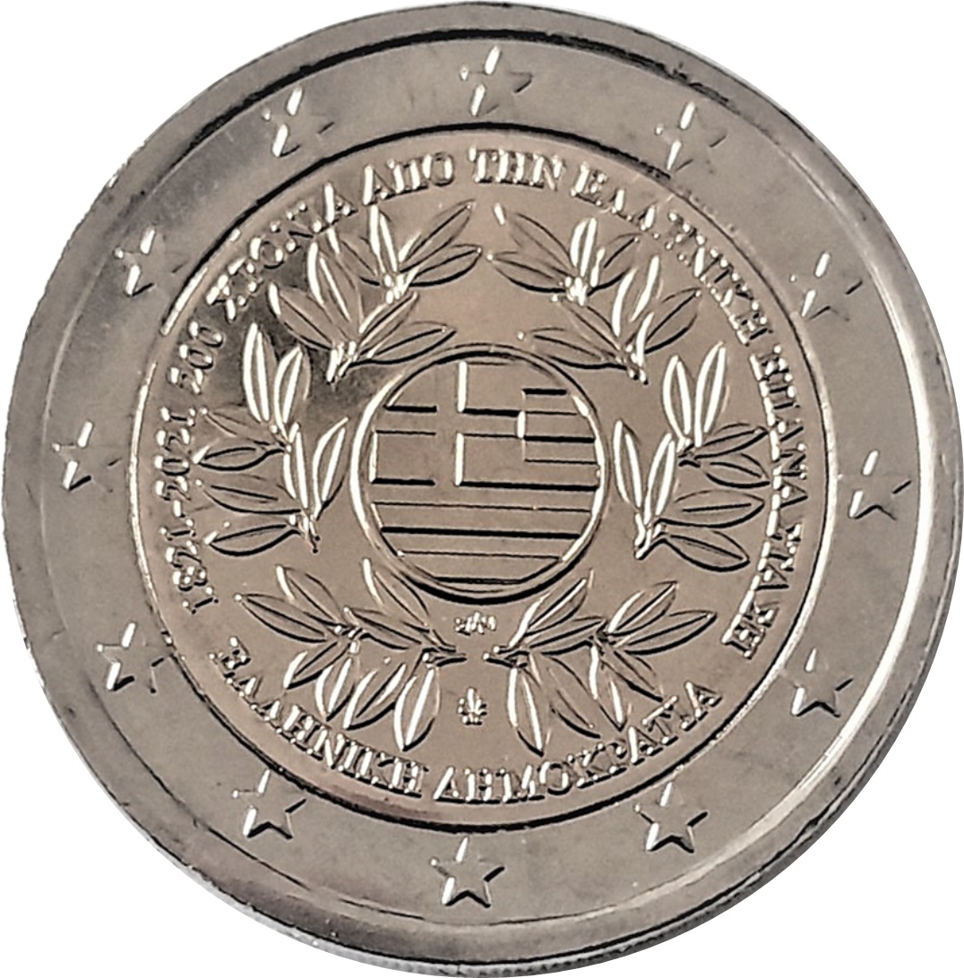 Greece 2 euro 2021 — Bicentenary of the 1821 Greek Revolution