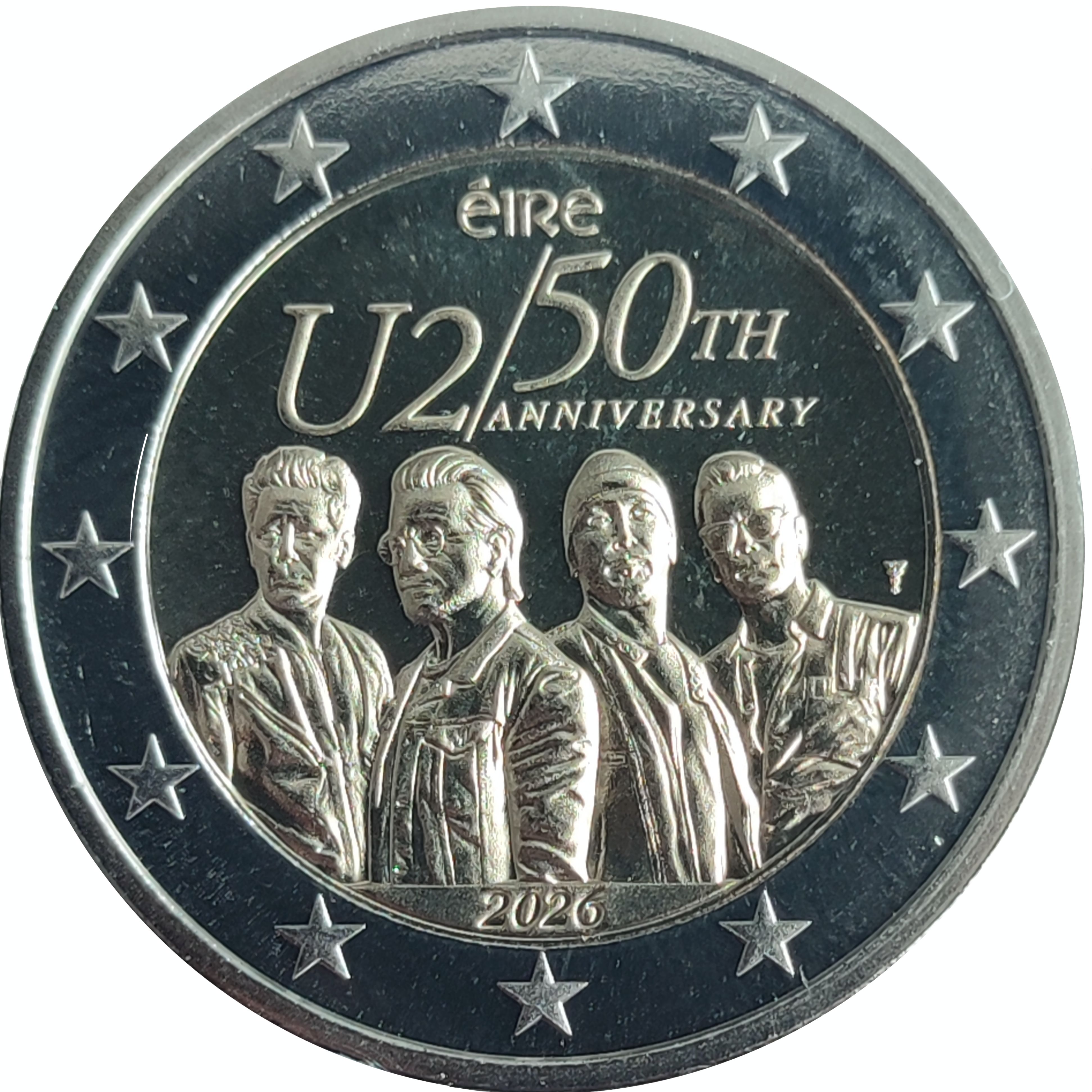 Ireland 2 euro 2026 — 50 Years of U2