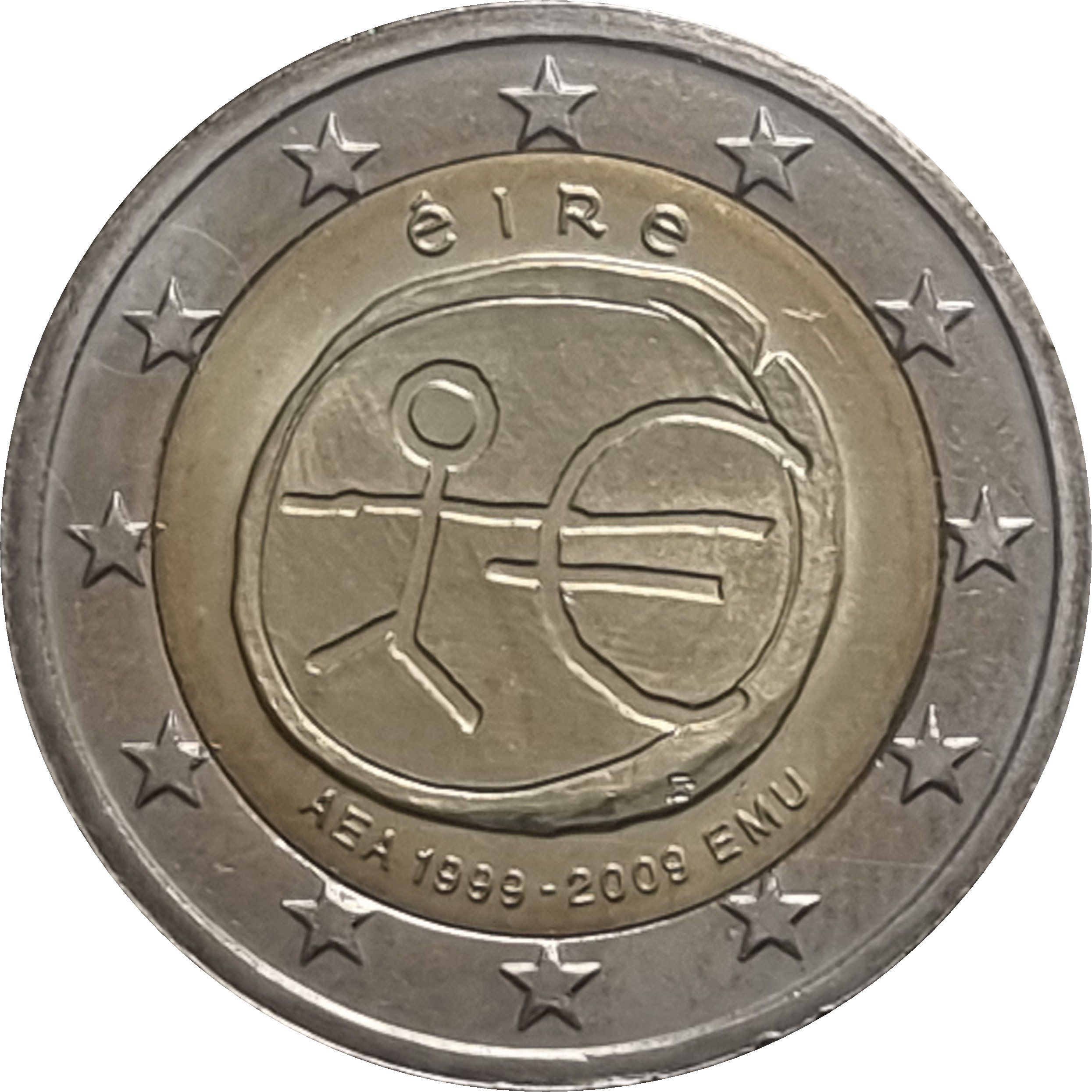 Ireland 2 euro 2009 — 10th anniversary of Economic and Monetary Union