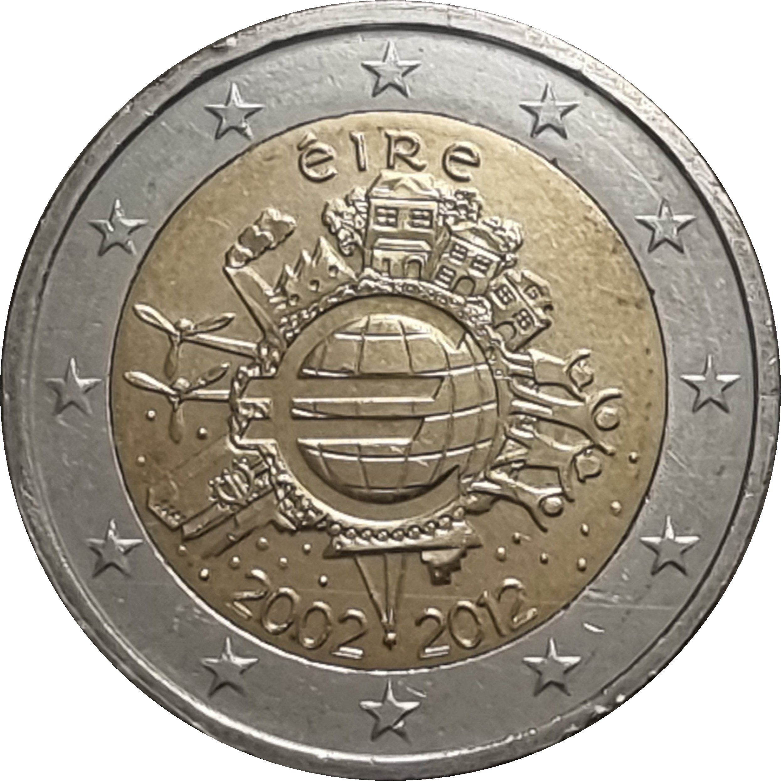 Ireland 2 euro 2012 — 10 Years of Euro Cash