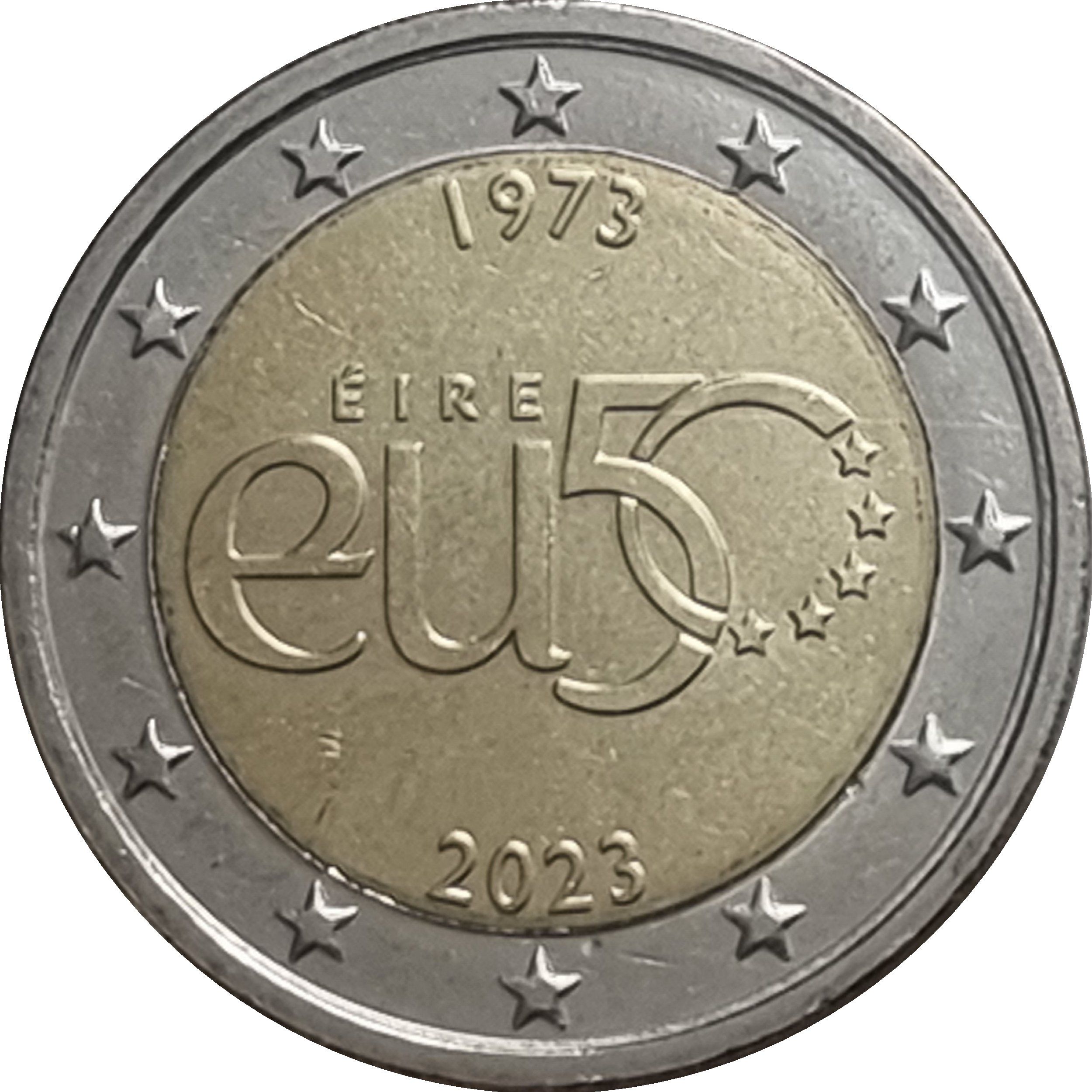Ireland 2 euro 2023 — 50 Years of European Union Membership