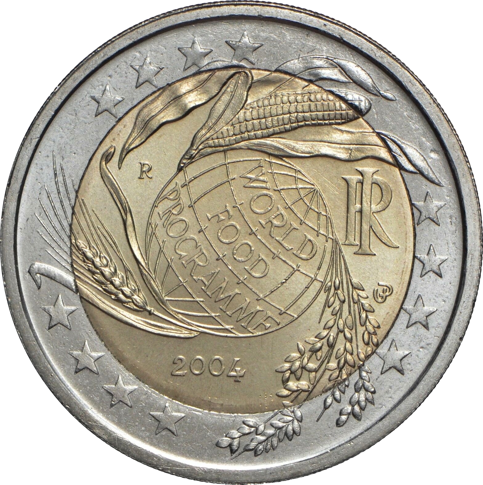 Italy 2 euro 2004 — 50th Anniversary of the World Food Program