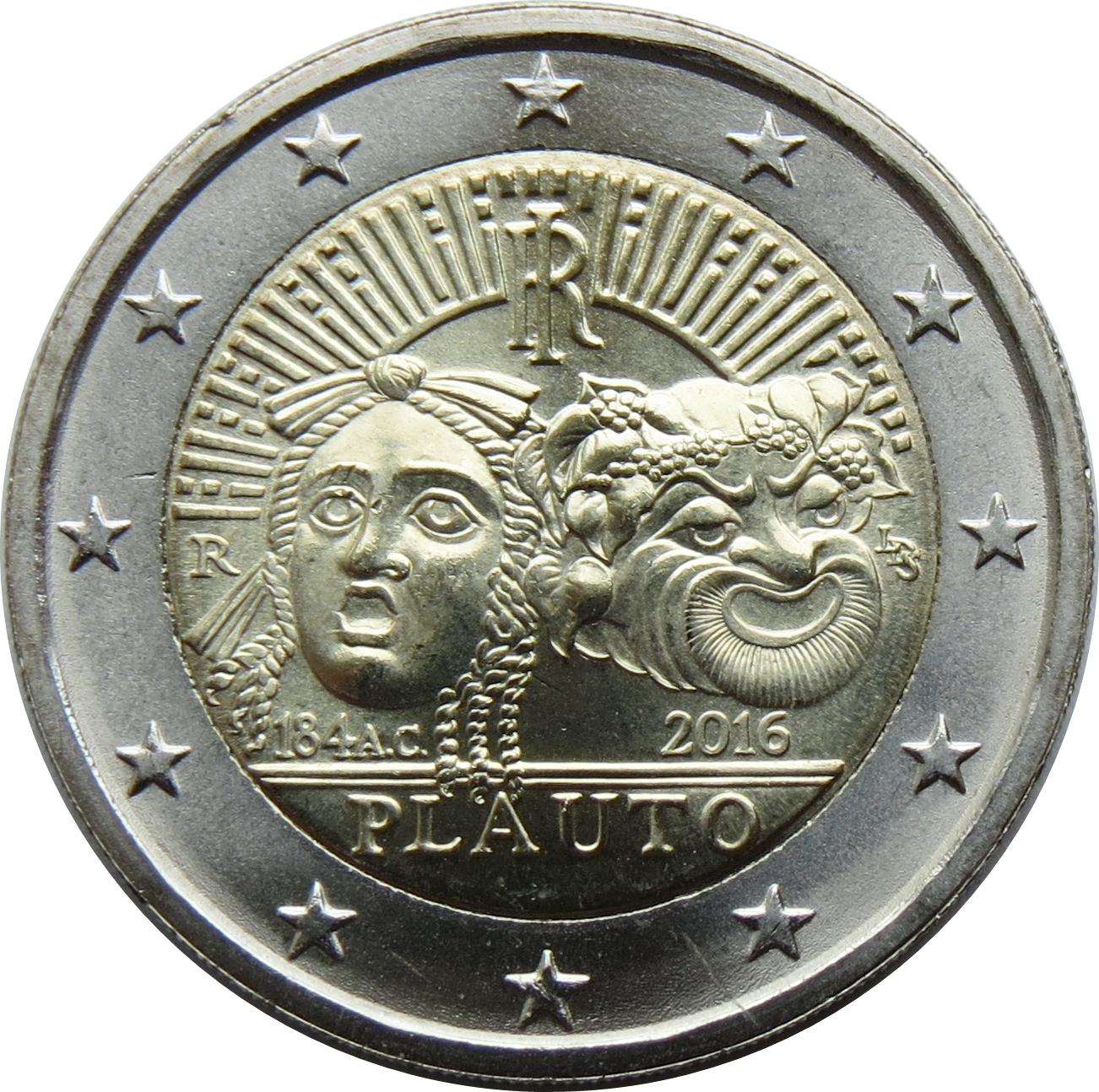 Italy 2 euro 2016 — 2200th Anniversary of the Death of Plautus