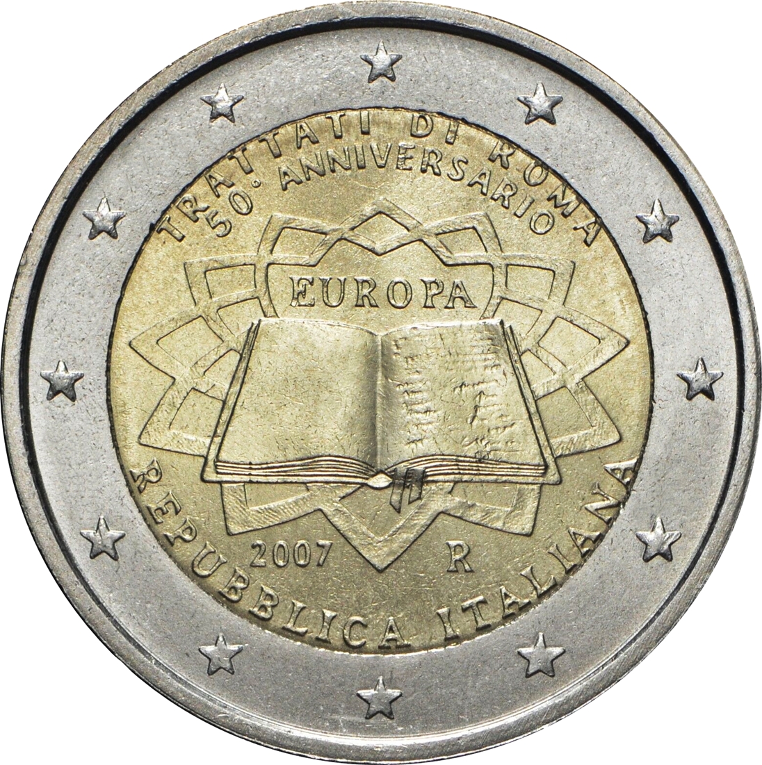 Italy 2 euro 2007 — 50th Anniversary of the Treaty of Rome