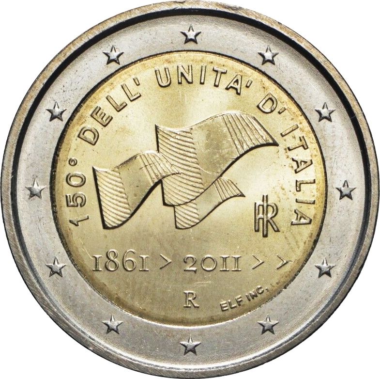 Italy 2 euro 2011 — 150th Anniversary of Italian unification