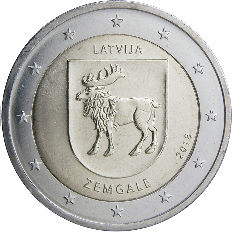 Latvia 2 euro 2018 — Zemgale