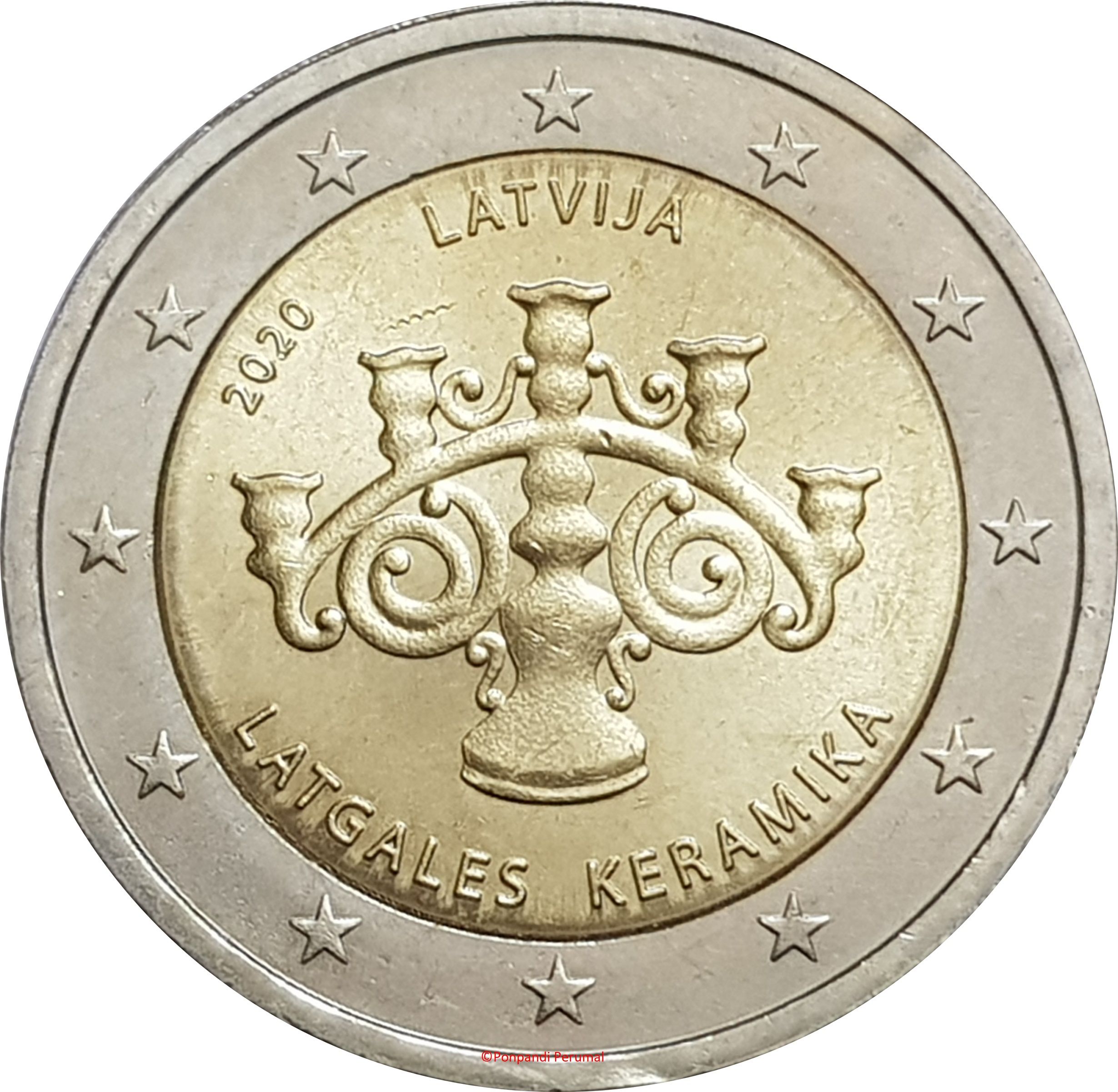 Latvia 2 euro 2020 — Latgalian Ceramics