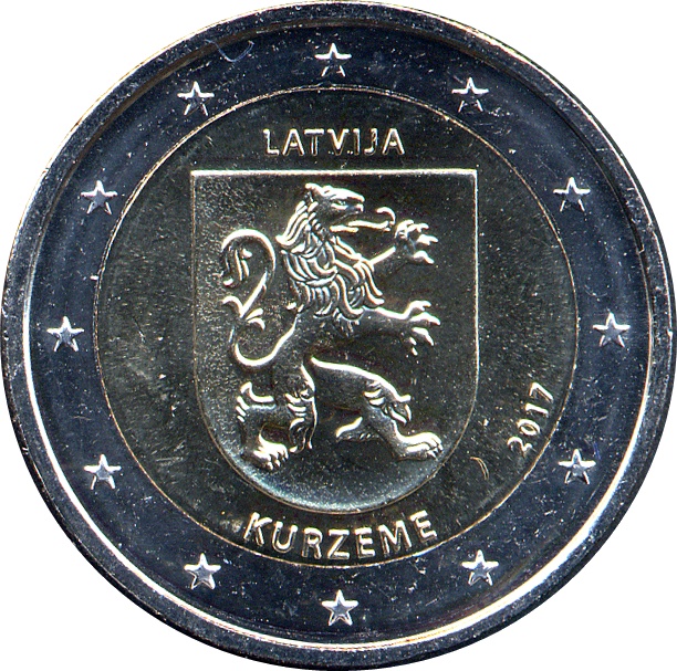 Latvia 2 euro 2017 — Kurzeme