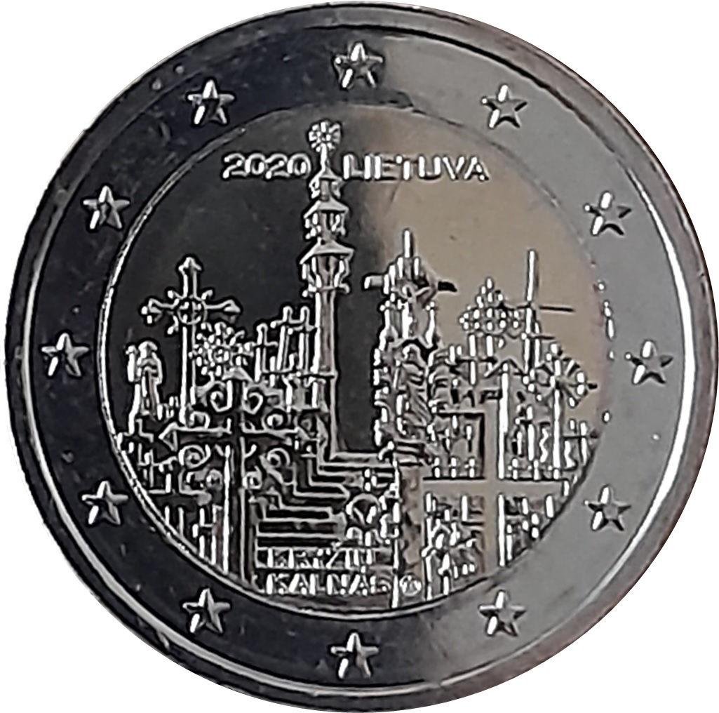Lithuania 2 euro 2020 — Hill of Crosses