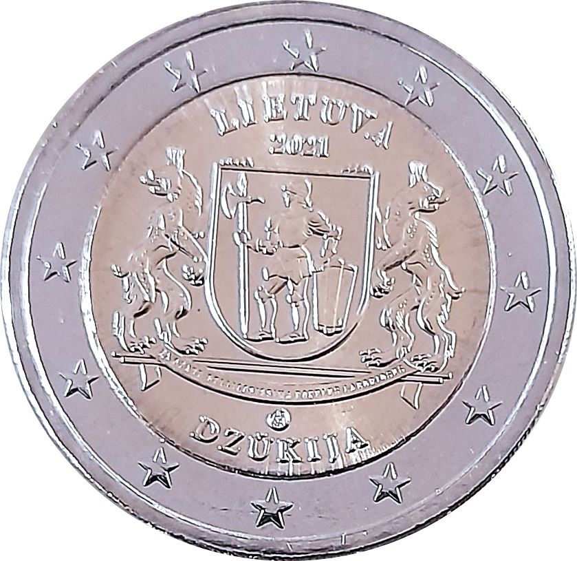 Lithuania 2 euro 2021 — The Dzūkija region