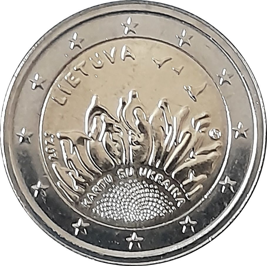Lithuania 2 euro 2023 — The help for Ukraine from Lithuania