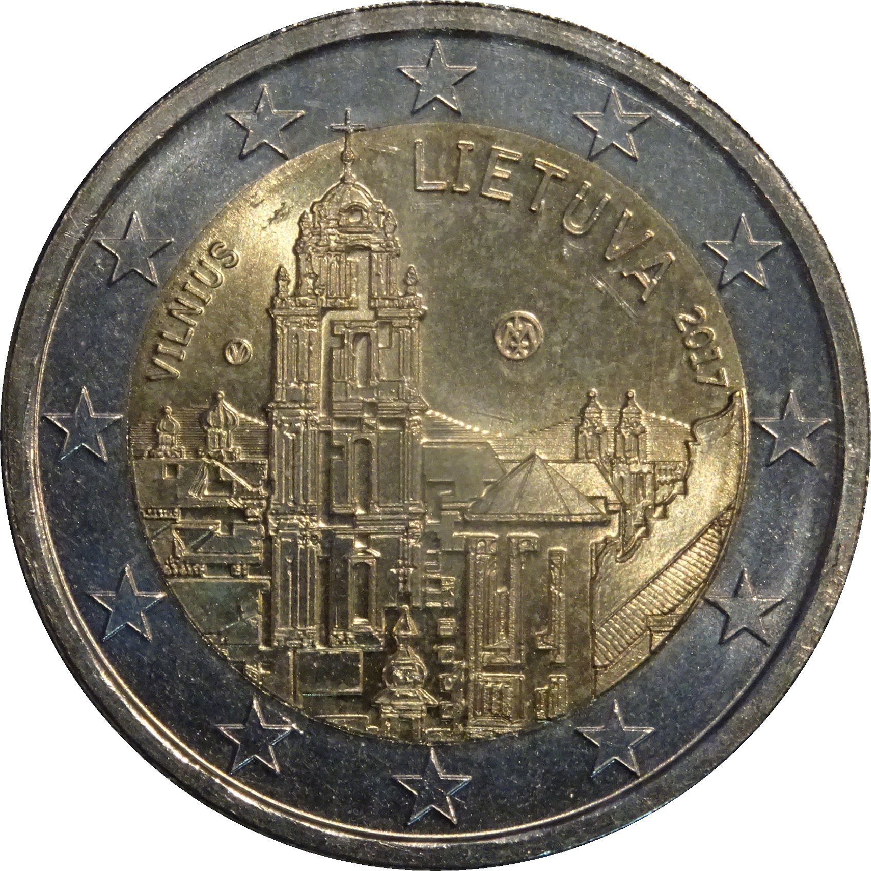 Lithuania 2 euro 2017 — Vilnius — capital of culture and art
