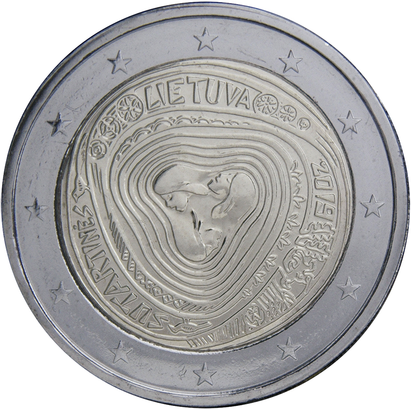 Lithuania 2 euro 2019 — Lithuanian multipart songs