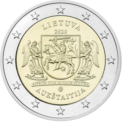 Lithuania 2 euro 2020 — Aukštaitija