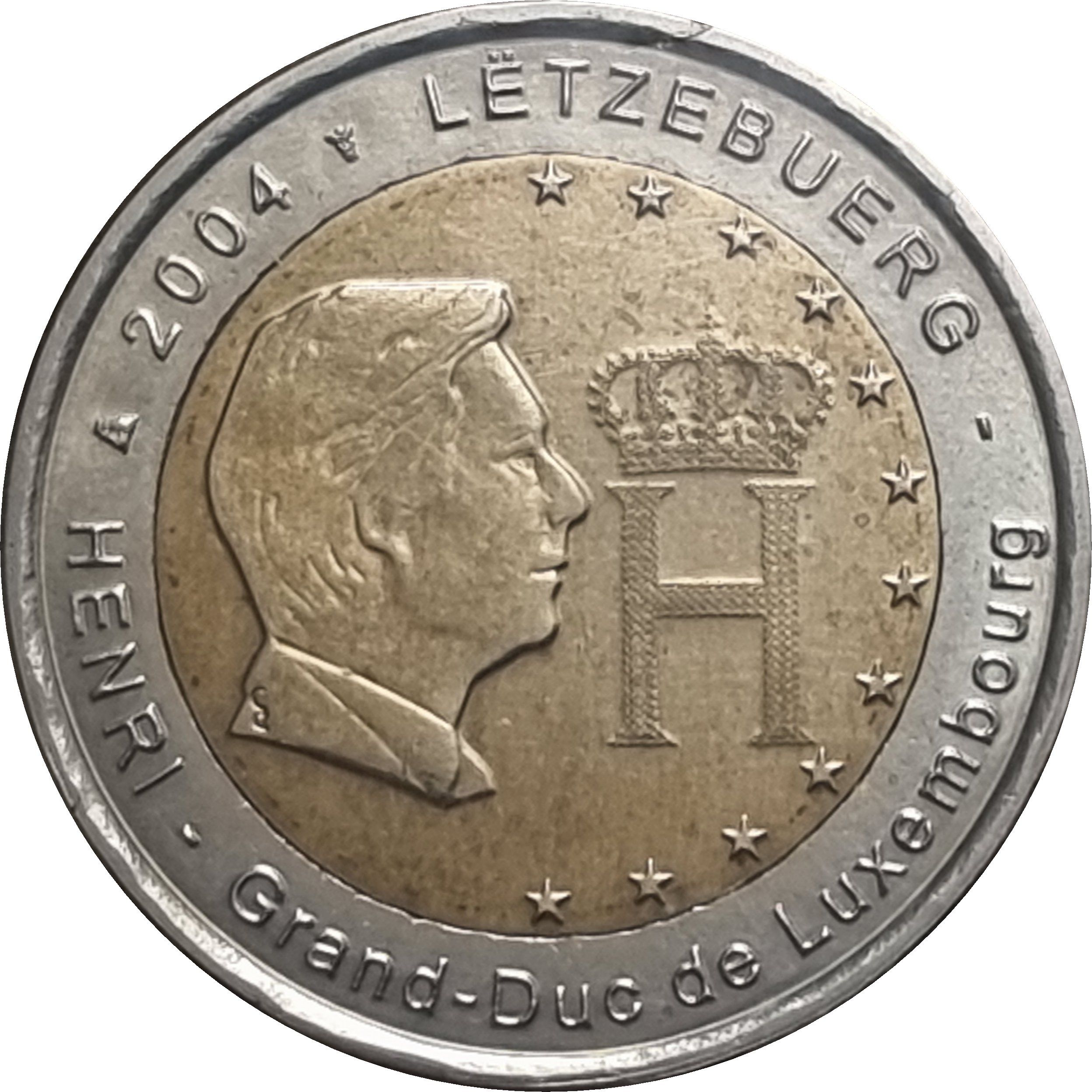 Luxembourg 2 euro 2004 — 80th Anniversary of the use of Monograms on Luxemburgish Coins