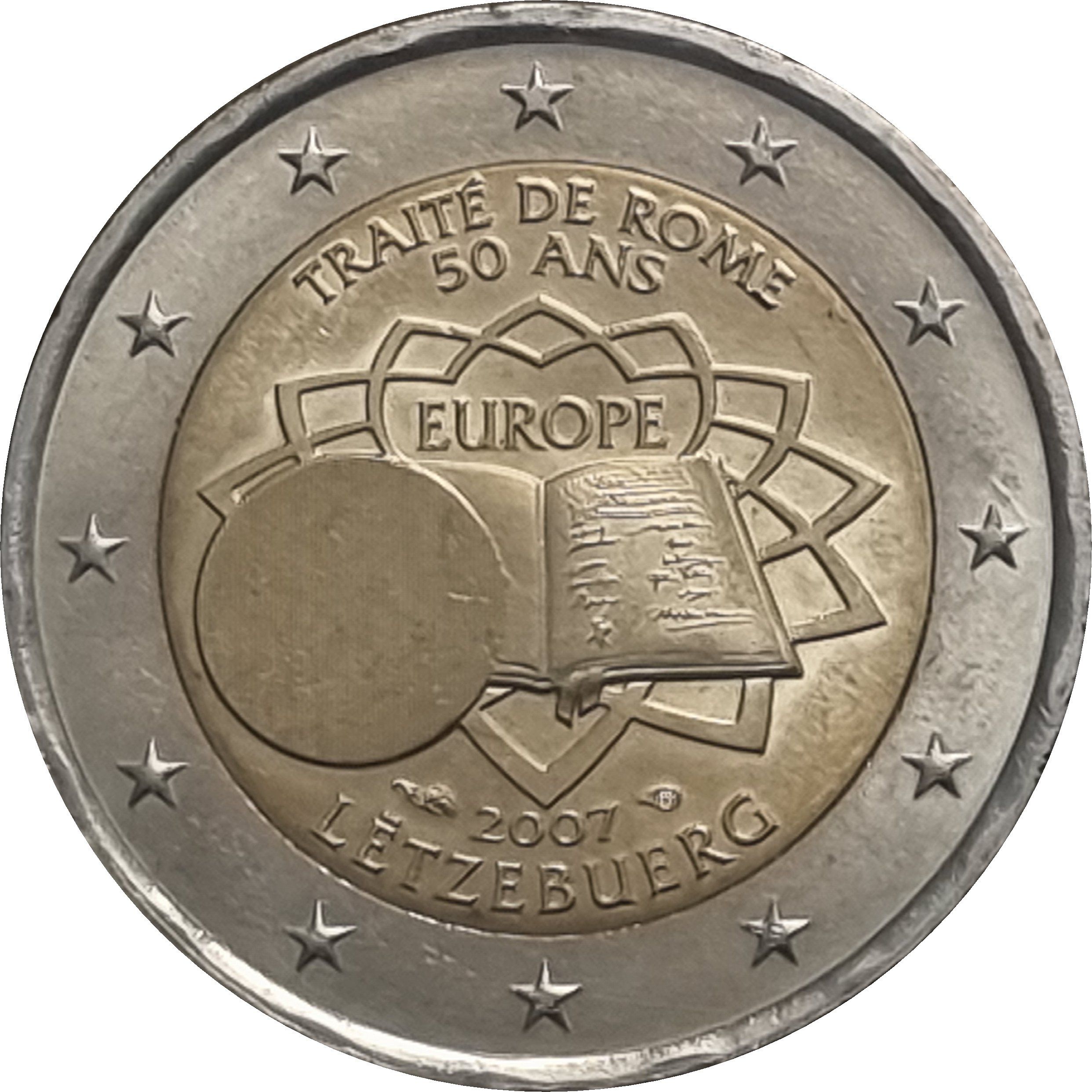 Luxembourg 2 euro 2007 — 50th Anniversary of the Treaty of Rome
