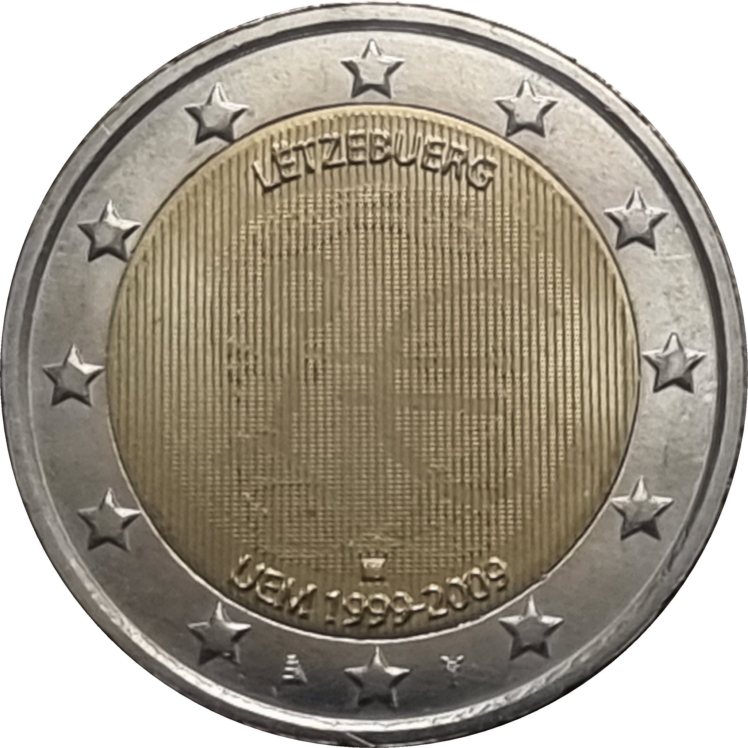 Luxembourg 2 euro 2009 — 10th anniversary of Economic and Monetary Union