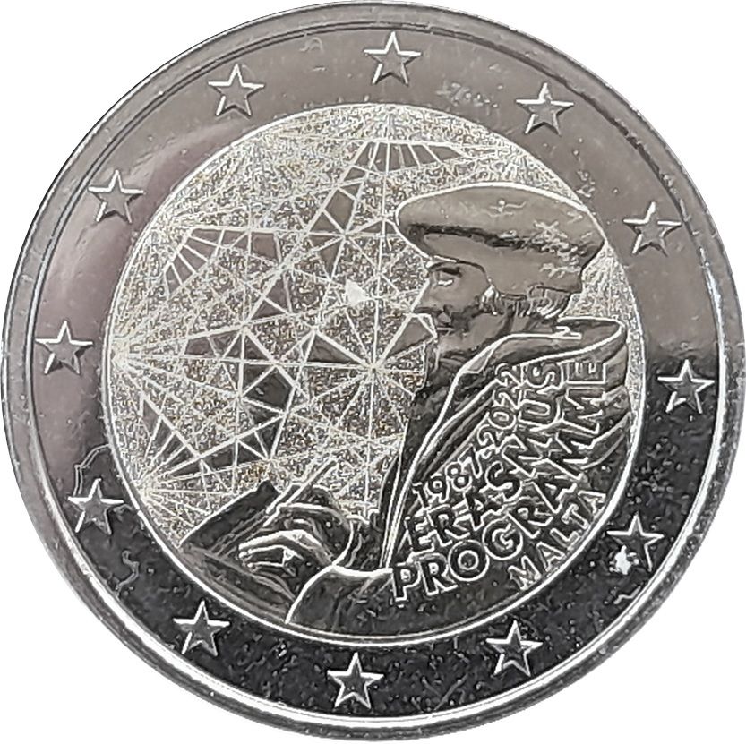 Malta 2 euro 2022 — 35 Years of the Erasmus Programme