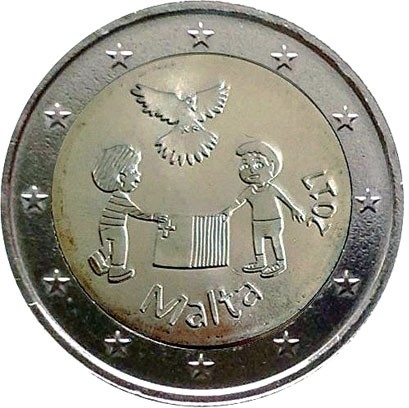 Malta 2 euro 2017 — The Role of the Malta Community Chest Fund in Society: The Peace