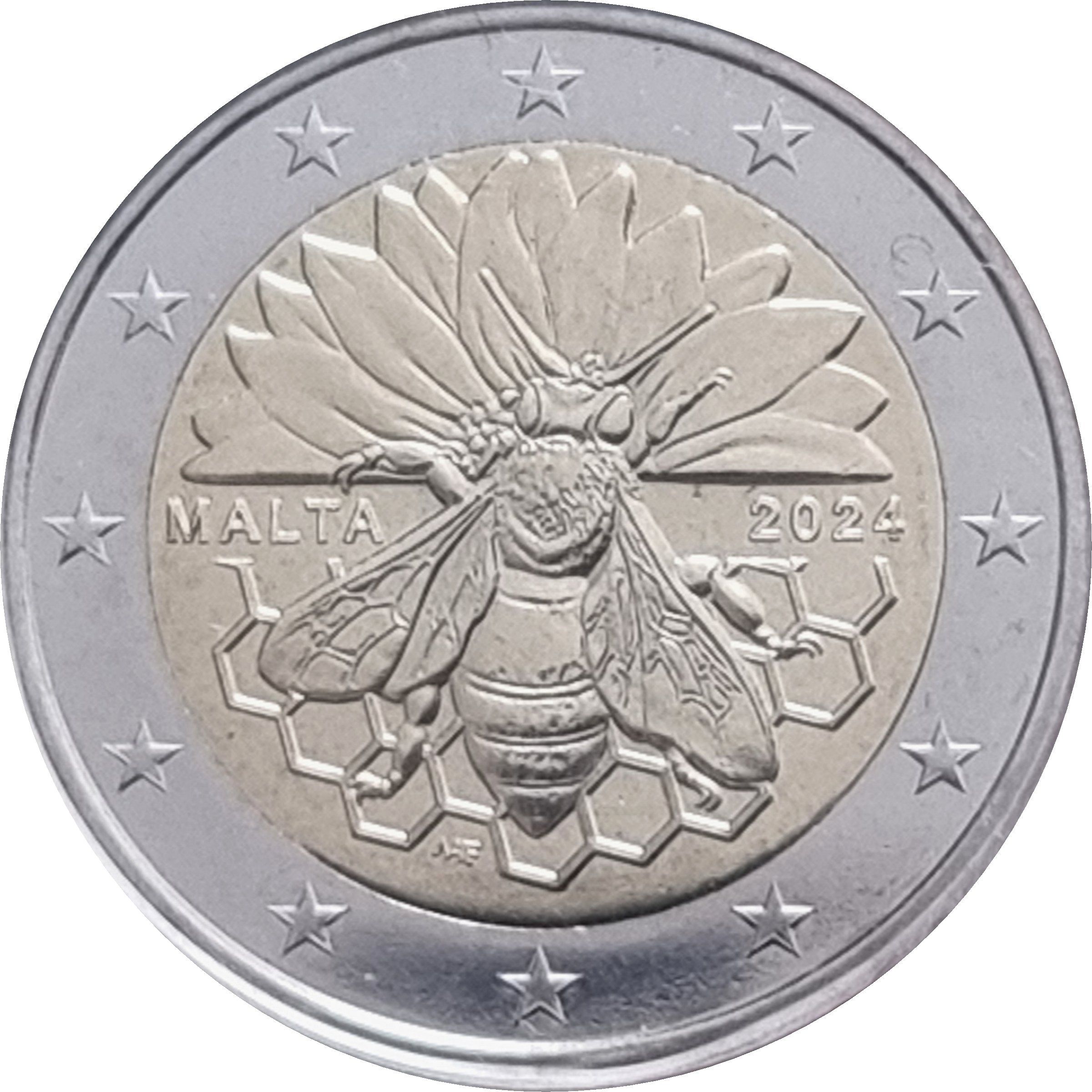 Malta 2 euro 2024 — Serie Native Species; The Maltese Honey Bee