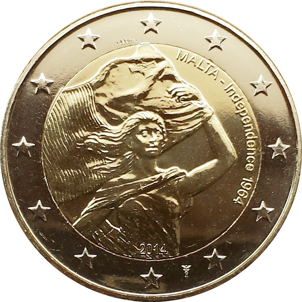 Malta 2 euro 2014 — Independence in 1964