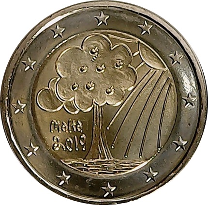 Malta 2 euro 2019 — The Role of the Malta Community Chest Fund in Society: Nature and Environment