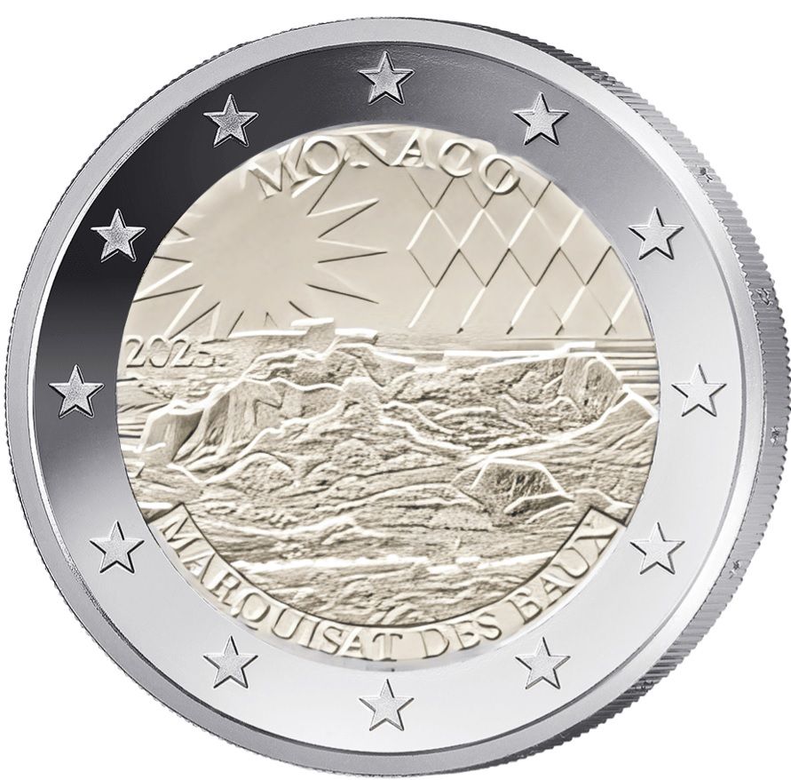 Monaco 2 euro 2025 — Marquisate of Baux