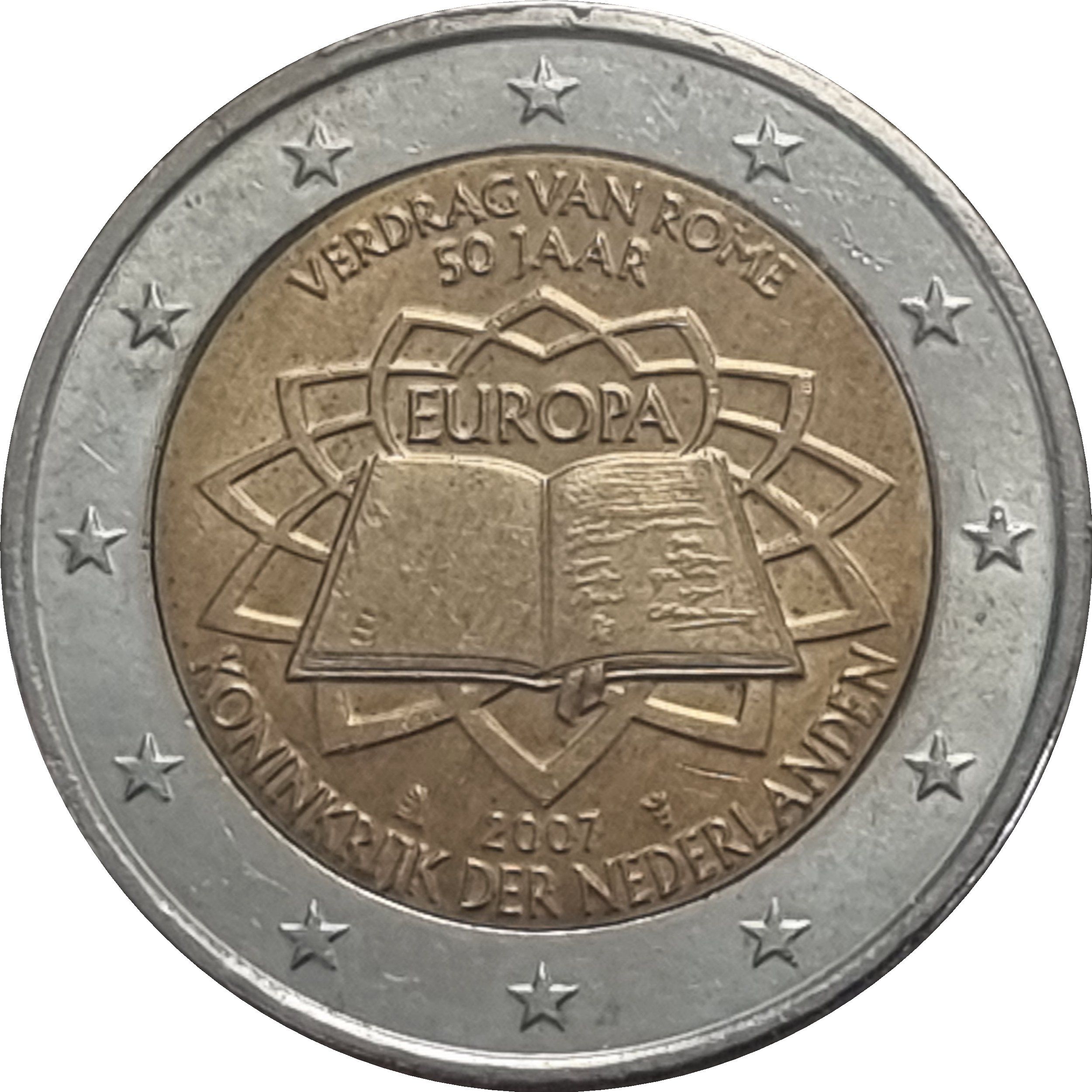 Netherlands 2 euro 2007 — 50th Anniversary of the Treaty of Rome