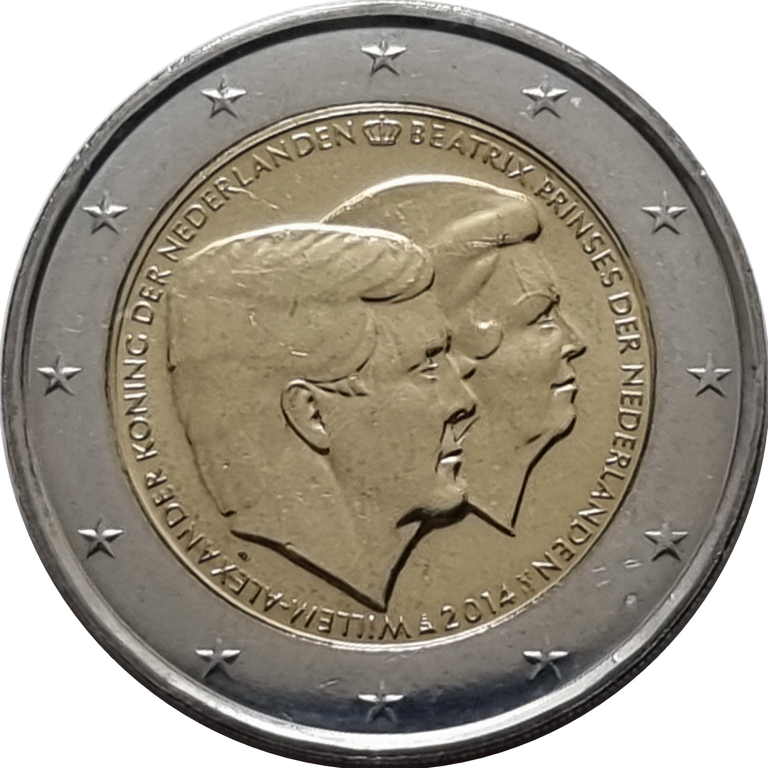 Netherlands 2 euro 2014 — Accession of King Willem-Alexander