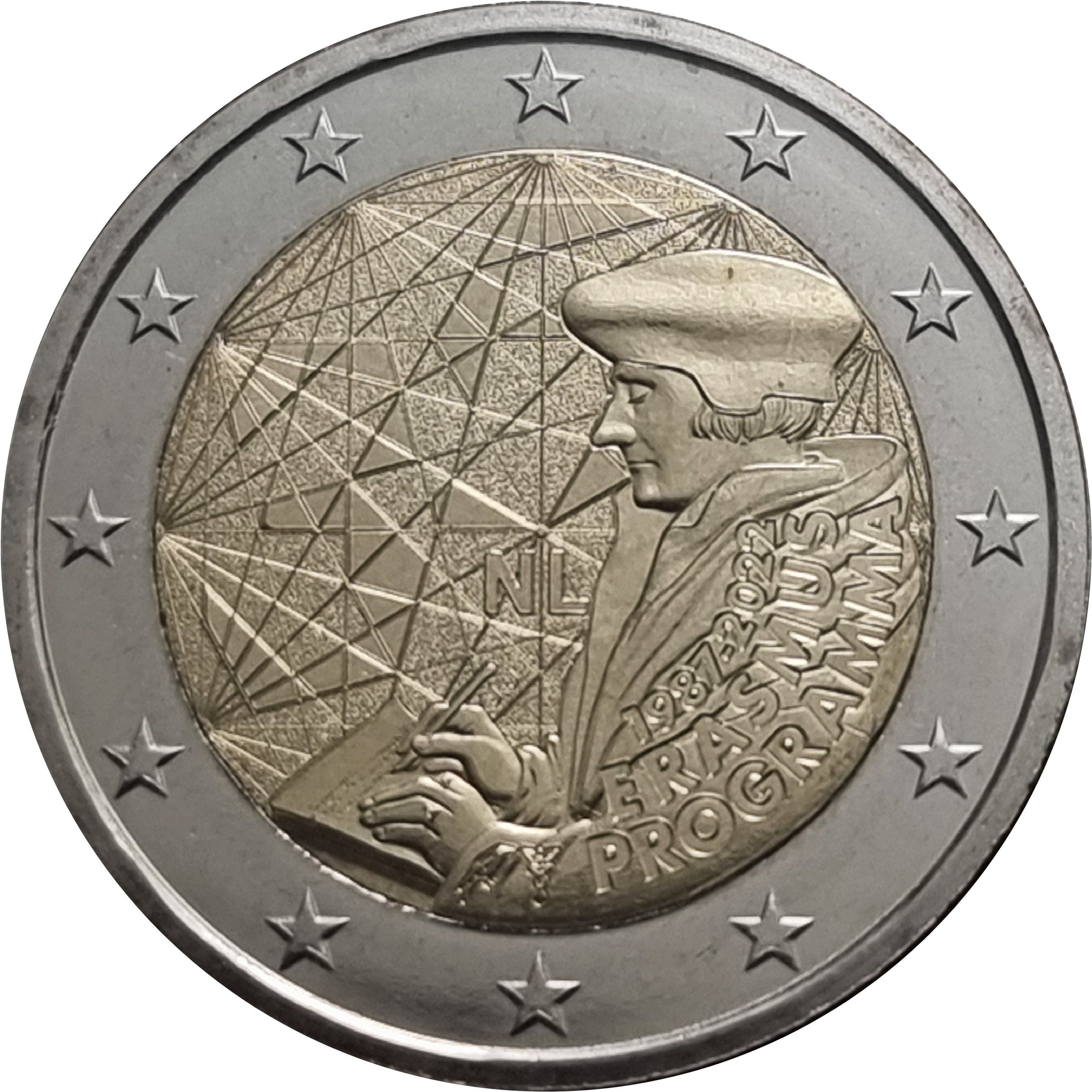 Netherlands 2 euro 2022 — 35 Years of the Erasmus Programme