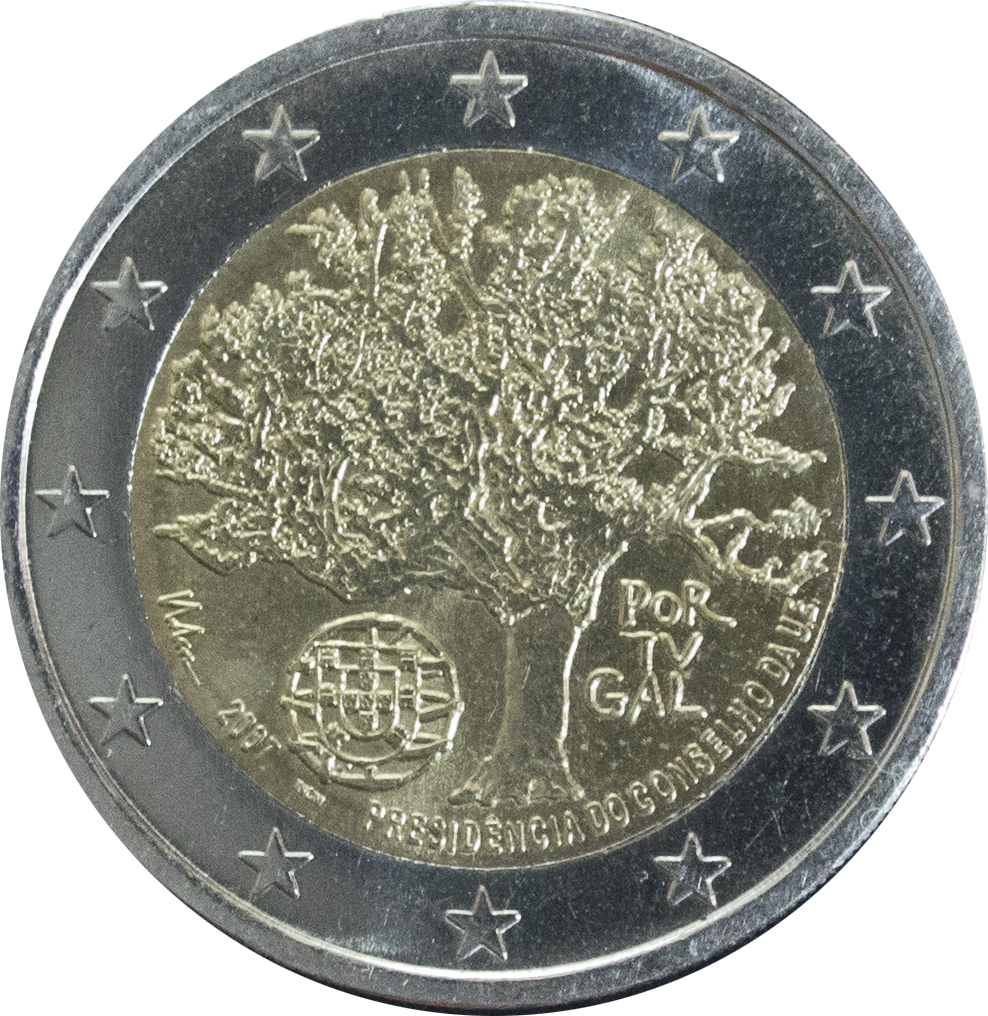 Portugal 2 euro 2007 — Portugal holding the Presidency of the Council of the European Union