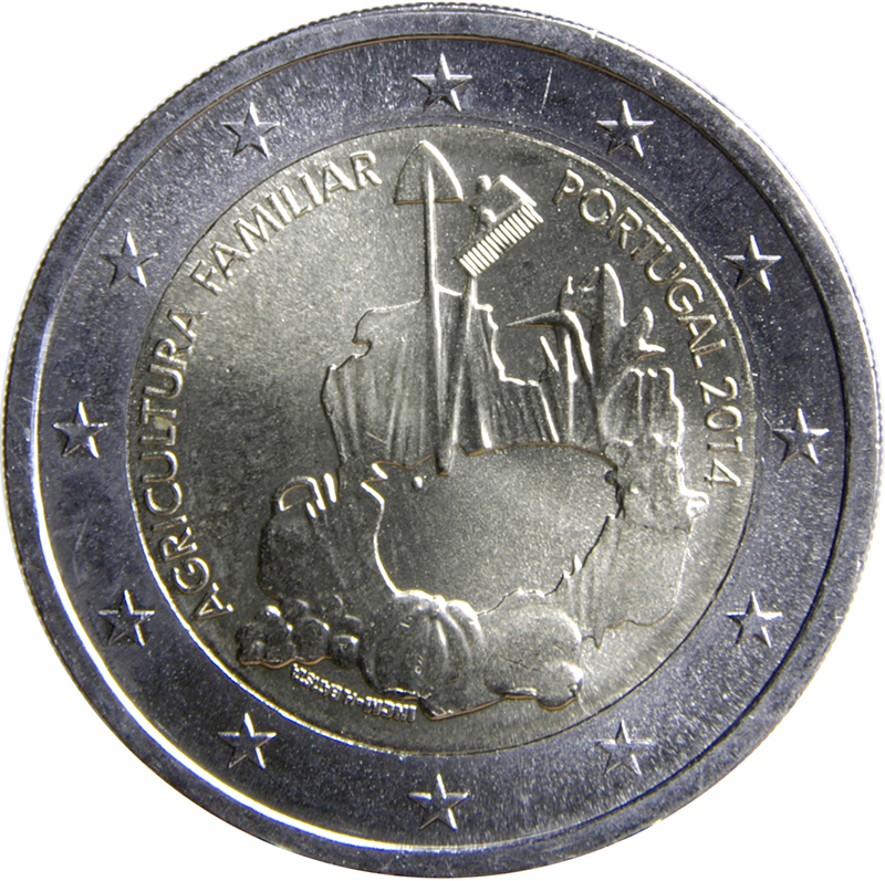 Portugal 2 euro 2014 — International Year of Family Farming
