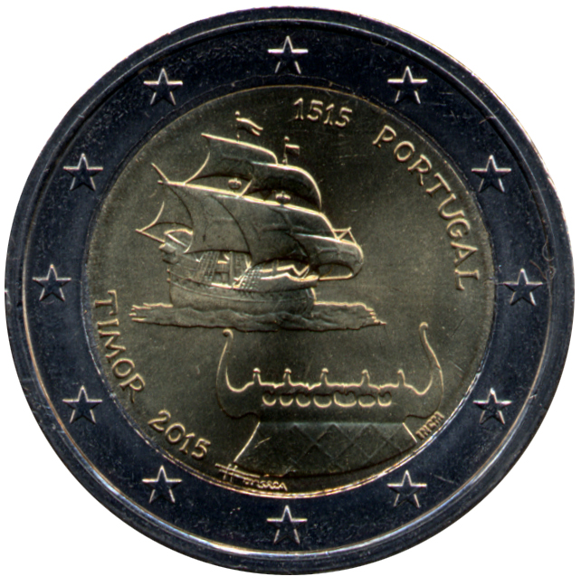 Portugal 2 euro 2015 — 500th Anniversary of the First Contact with Timor
