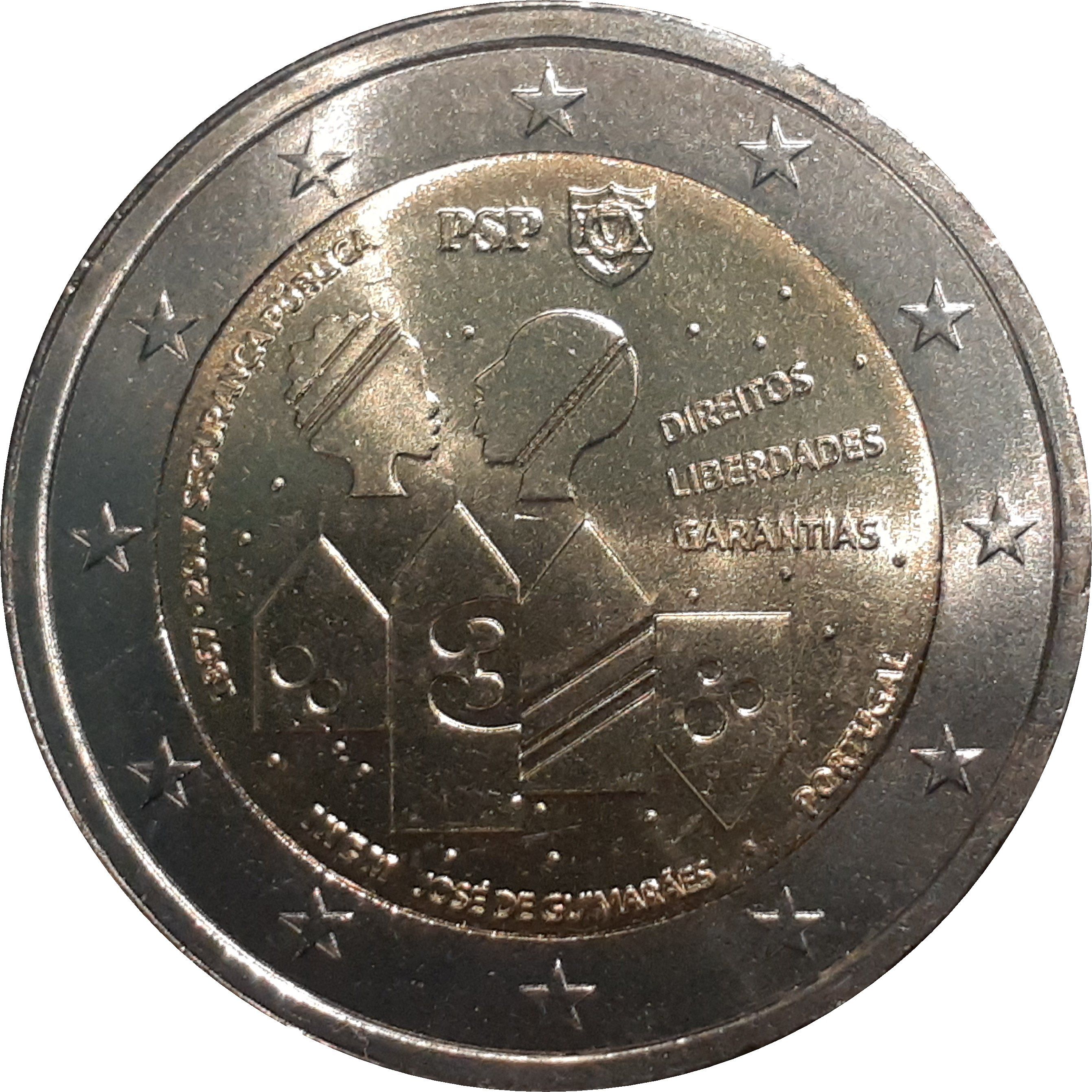 Portugal 2 euro 2017 — 150 Years of Public Security