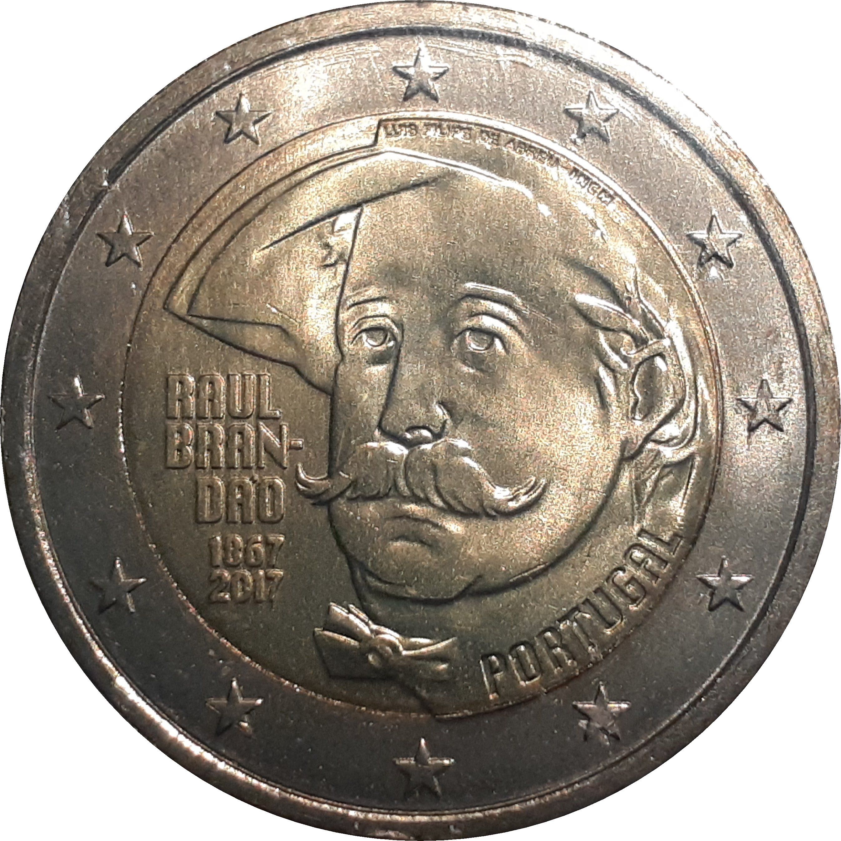Portugal 2 euro 2017 — 150 Years of the Birth of Writer Raul Brandão