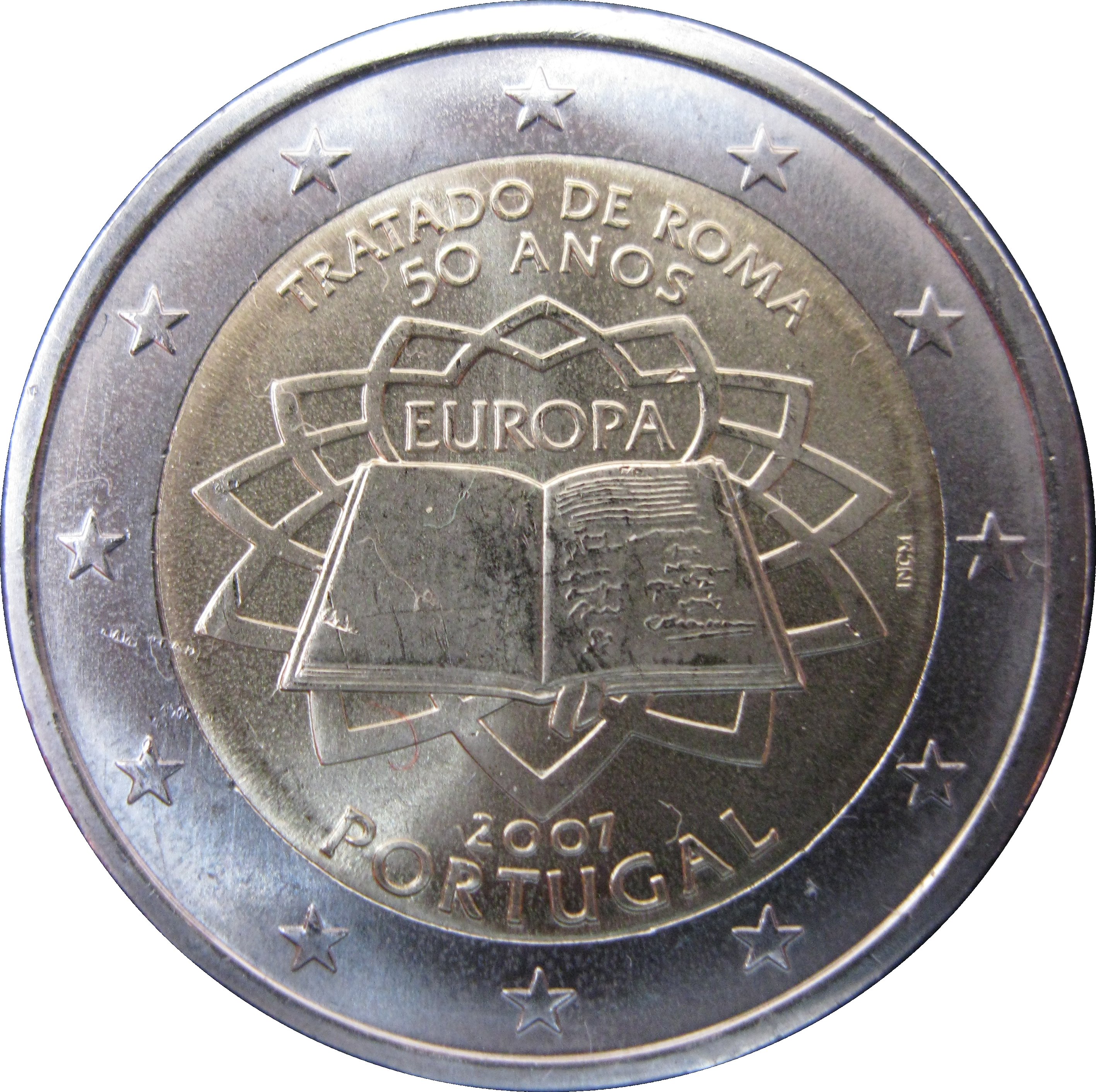Portugal 2 euro 2007 — 50th Anniversary of the Treaty of Rome