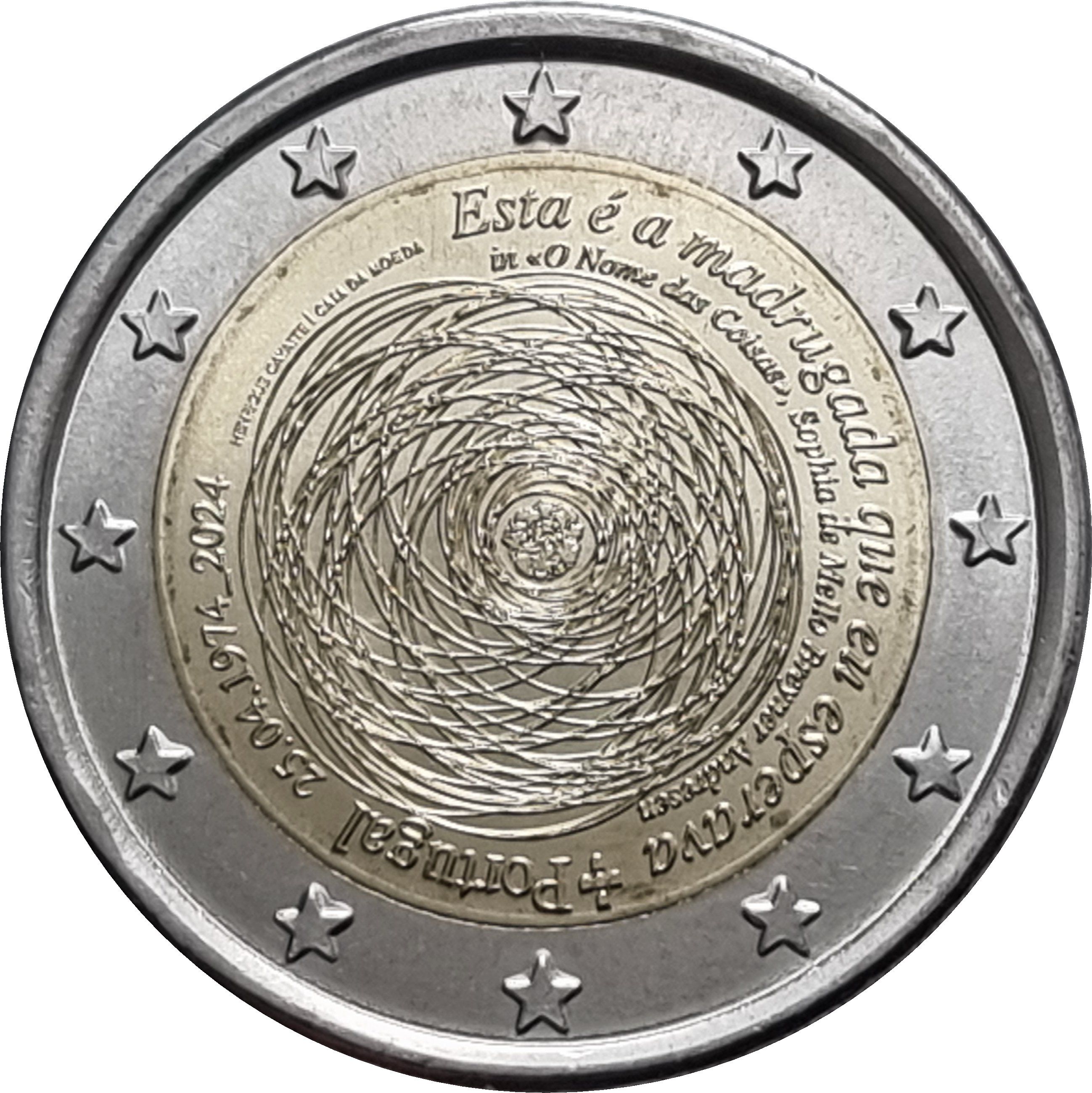 Portugal 2 euro 2024 — 50 years of Carnation Revolution