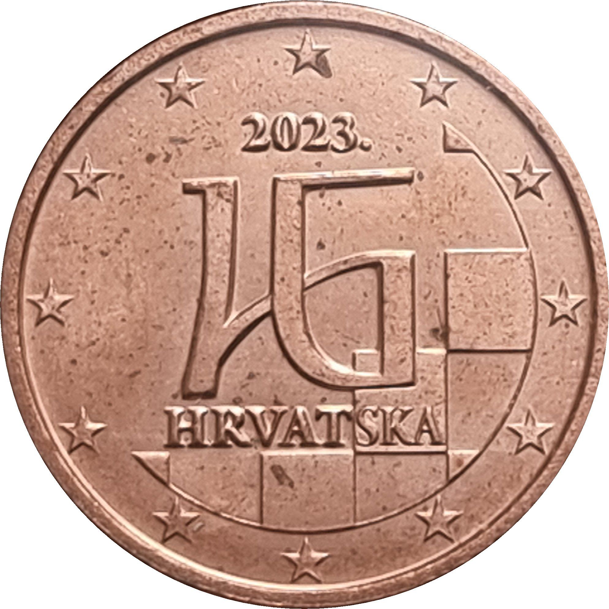 Croatia 1 cent 2026 — Standard design