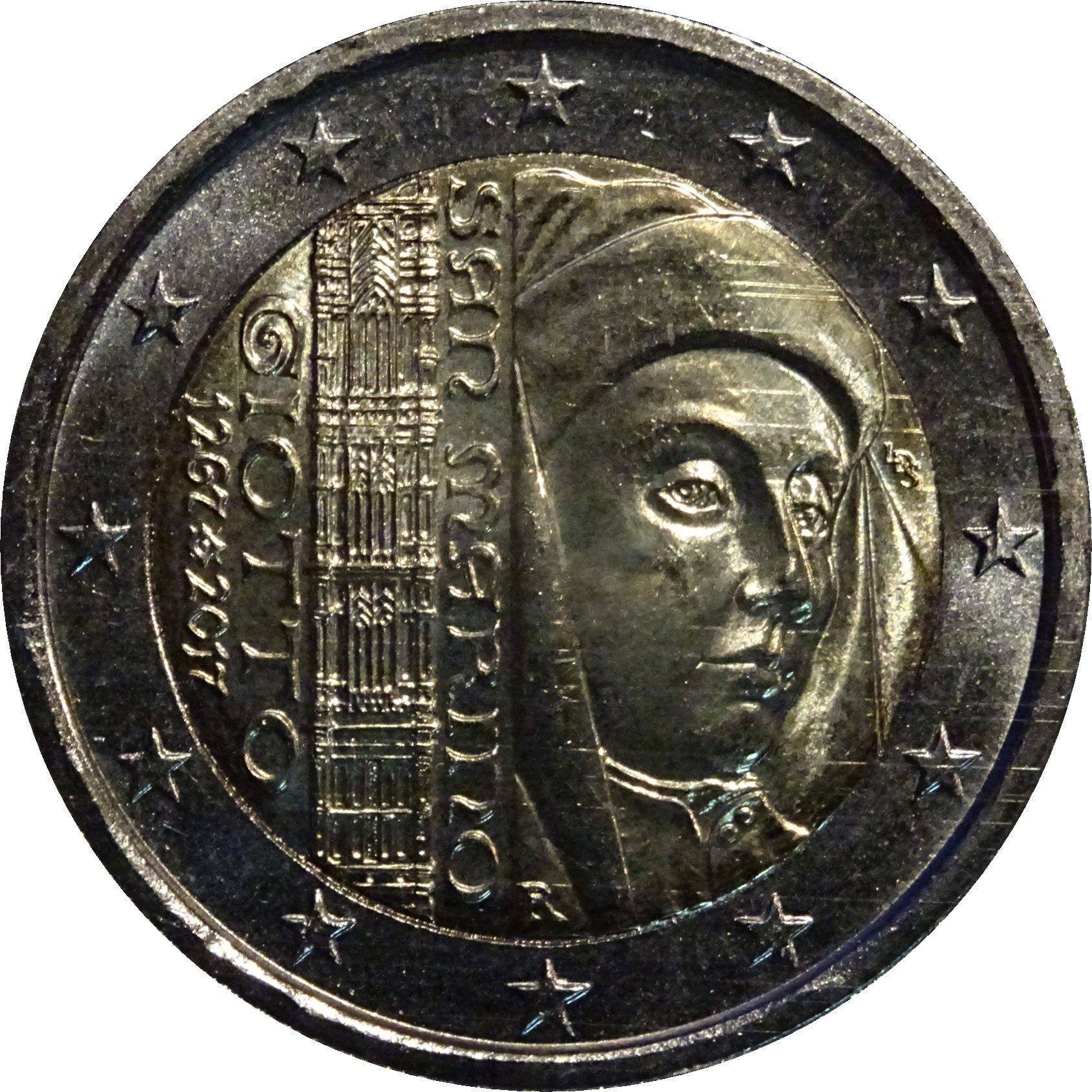 San Marino 2 euro 2017 — 750th Anniversary of the Birth of Giotto