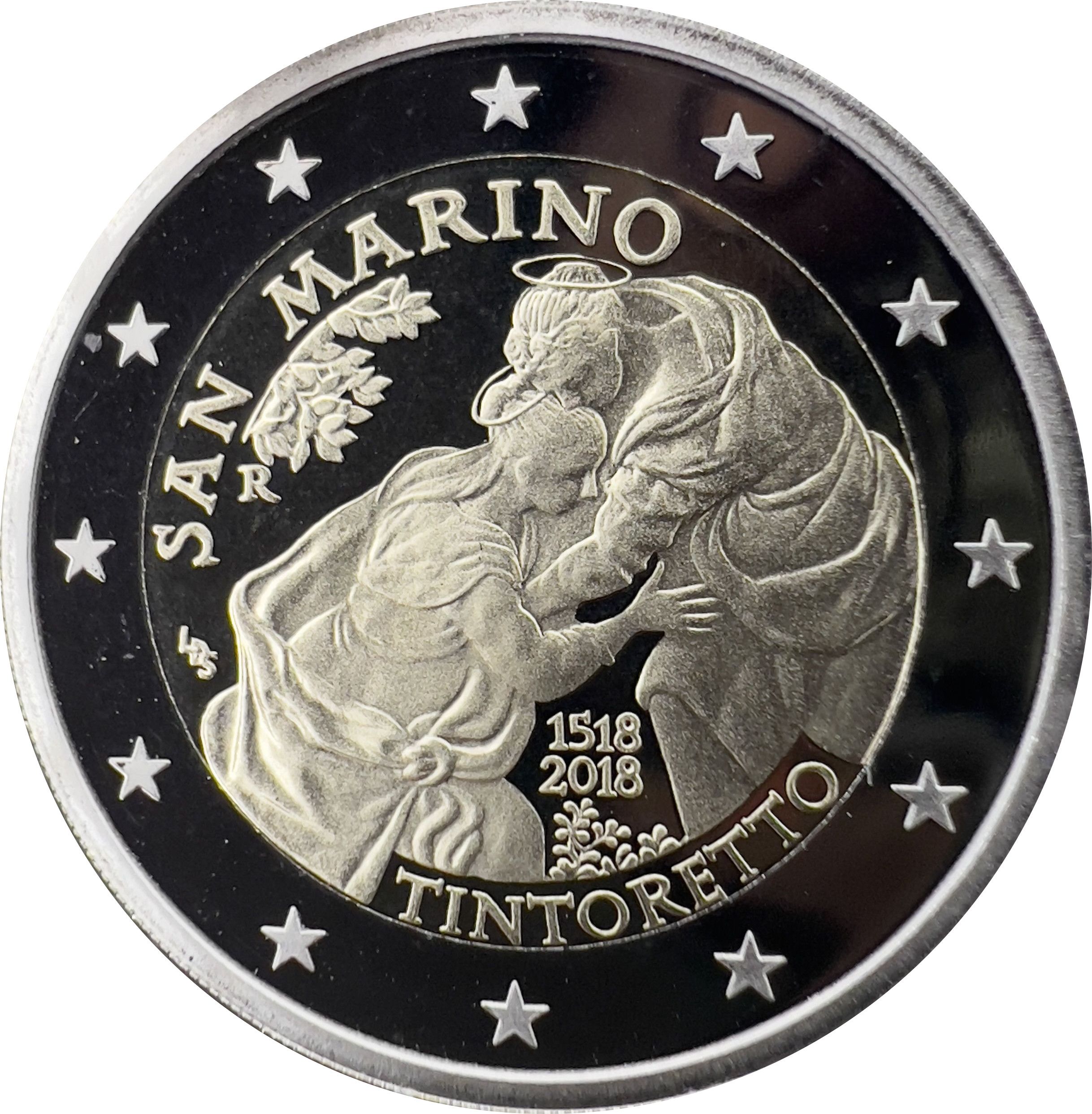San Marino 2 euro 2018 — 500th year of birth of Tintoretto