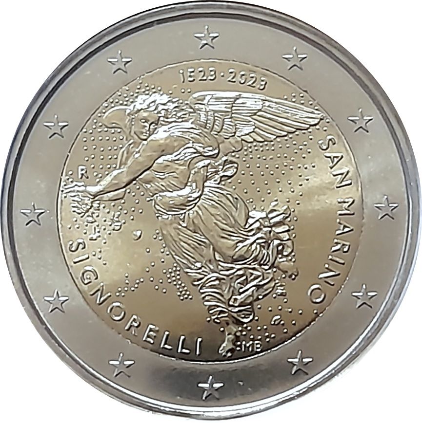 San Marino 2 euro 2023 — 500th anniversary of the death of Luca Signorelli