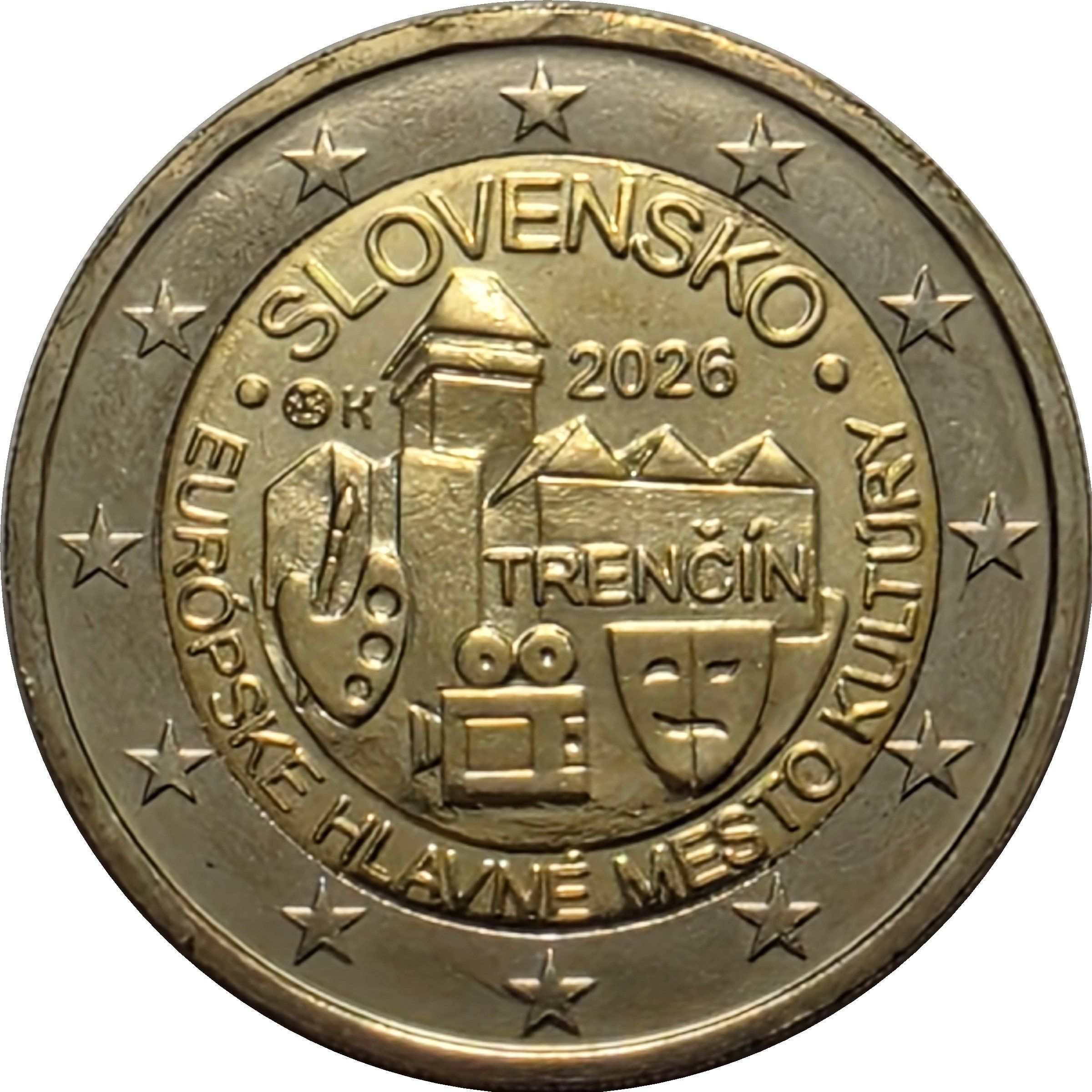 Slovakia 2 euro 2026 — Trenčín – European Capital of Culture 2026