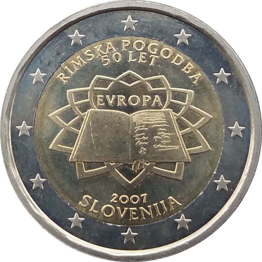 Slovenia 2 euro 2007 — 50th Anniversary of the Treaty of Rome