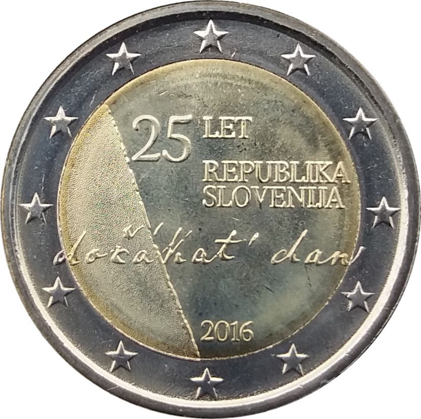 Slovenia 2 euro 2016 — 25th Anniversary of Independence