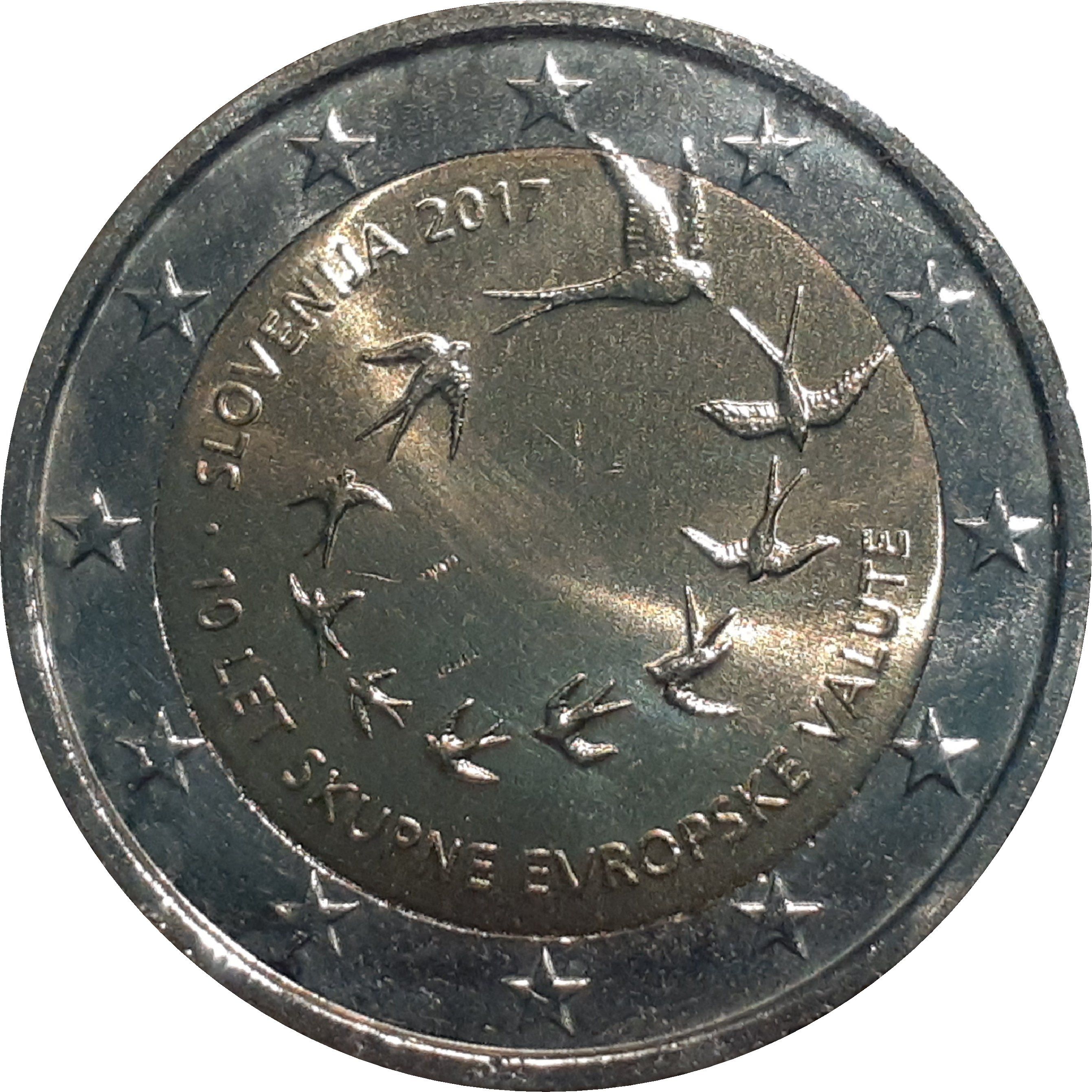 Slovenia 2 euro 2017 — 10th Anniversary of the Euro in Slovenia