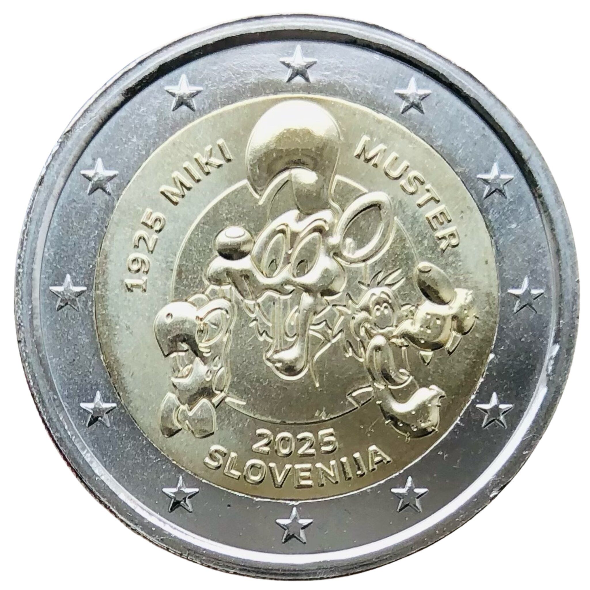 Slovenia 2 euro 2025 — 100th anniversary of the birth of Miki Muster