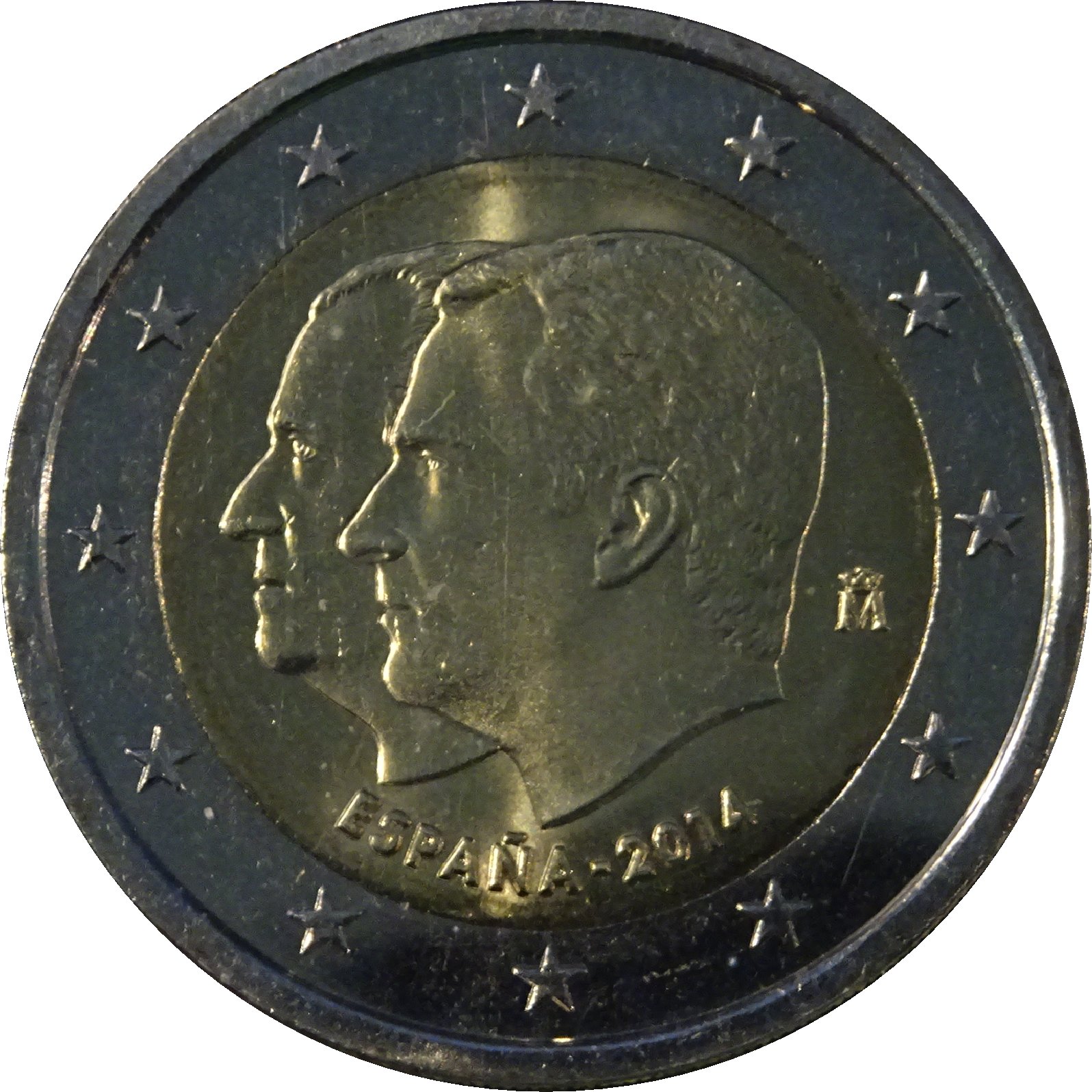 Spain 2 euro 2014 — King Felipe VI Accession to Spanish Throne