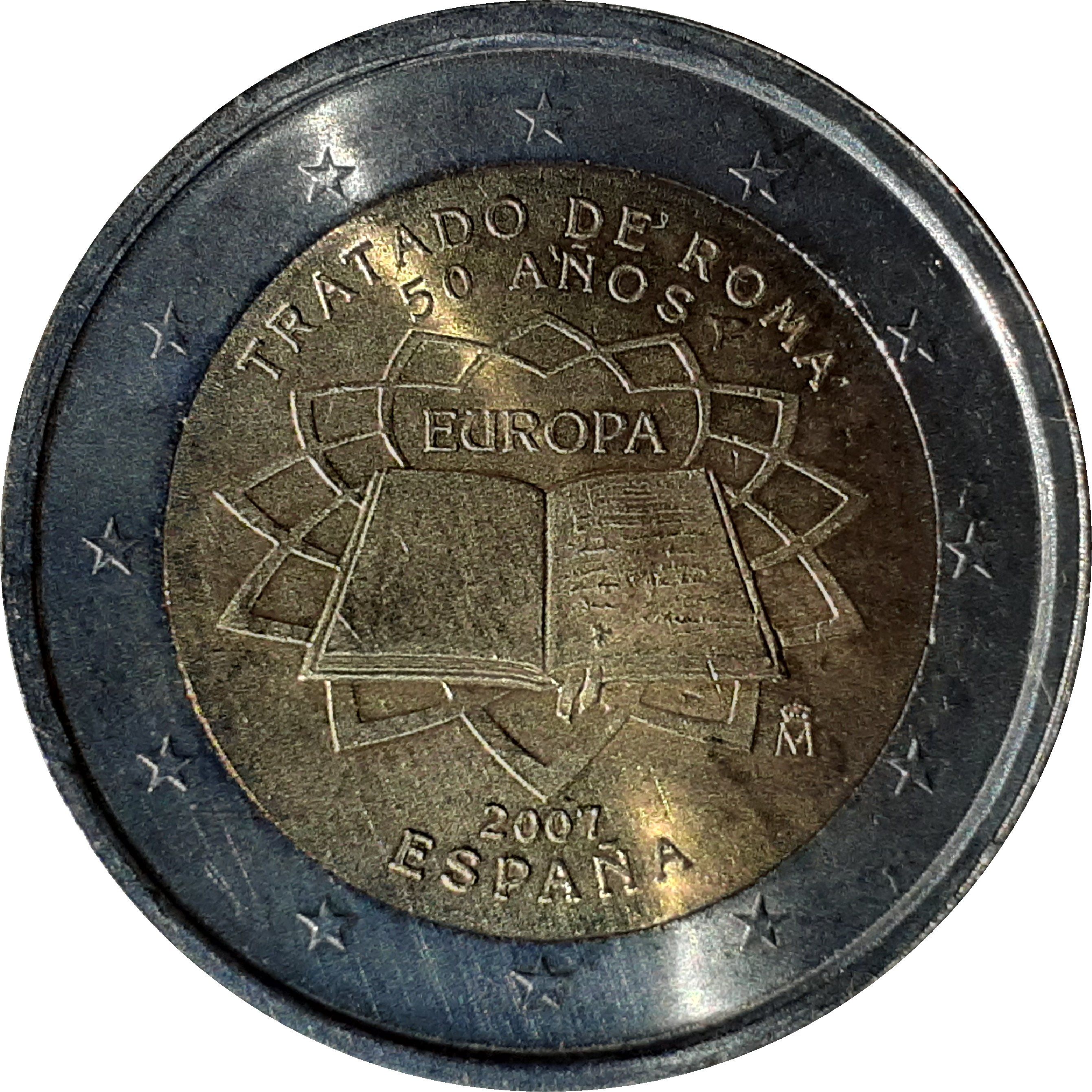 Spain 2 euro 2007 — 50th Anniversary of the Treaty of Rome