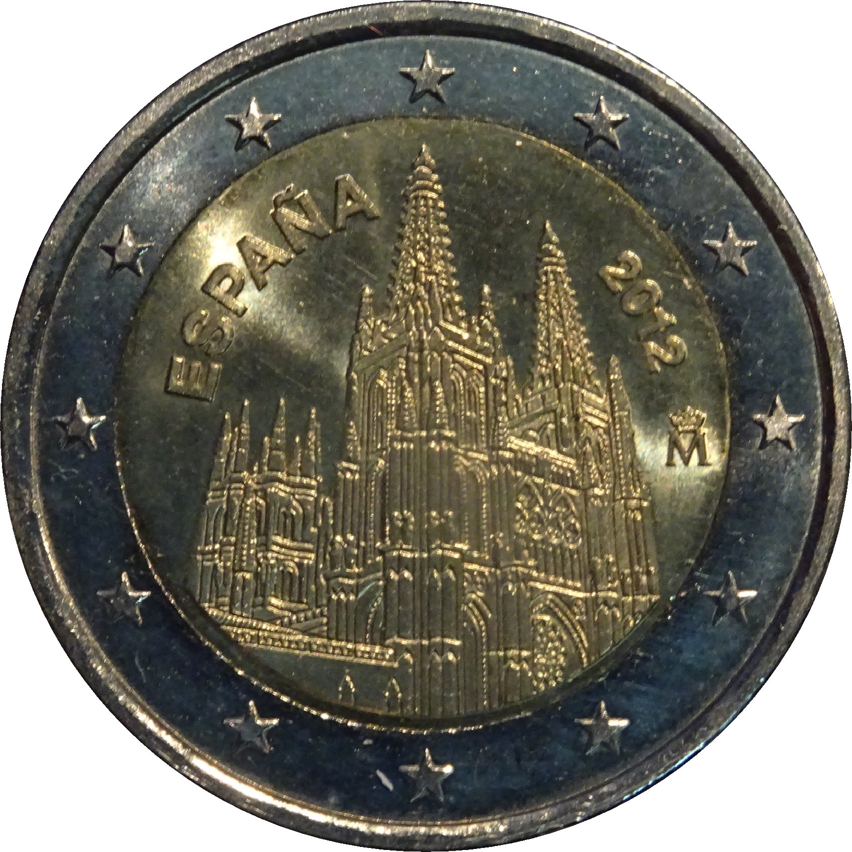 Spain 2 euro 2012 — Burgos Cathedral